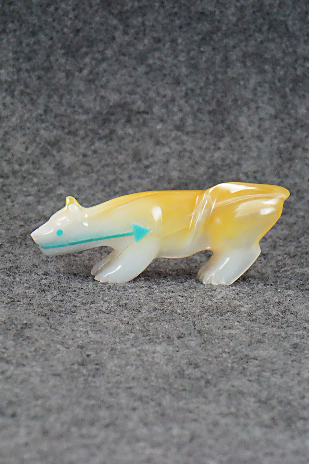 Mountain Lion Zuni Fetish Carving - Andres Quandelacy