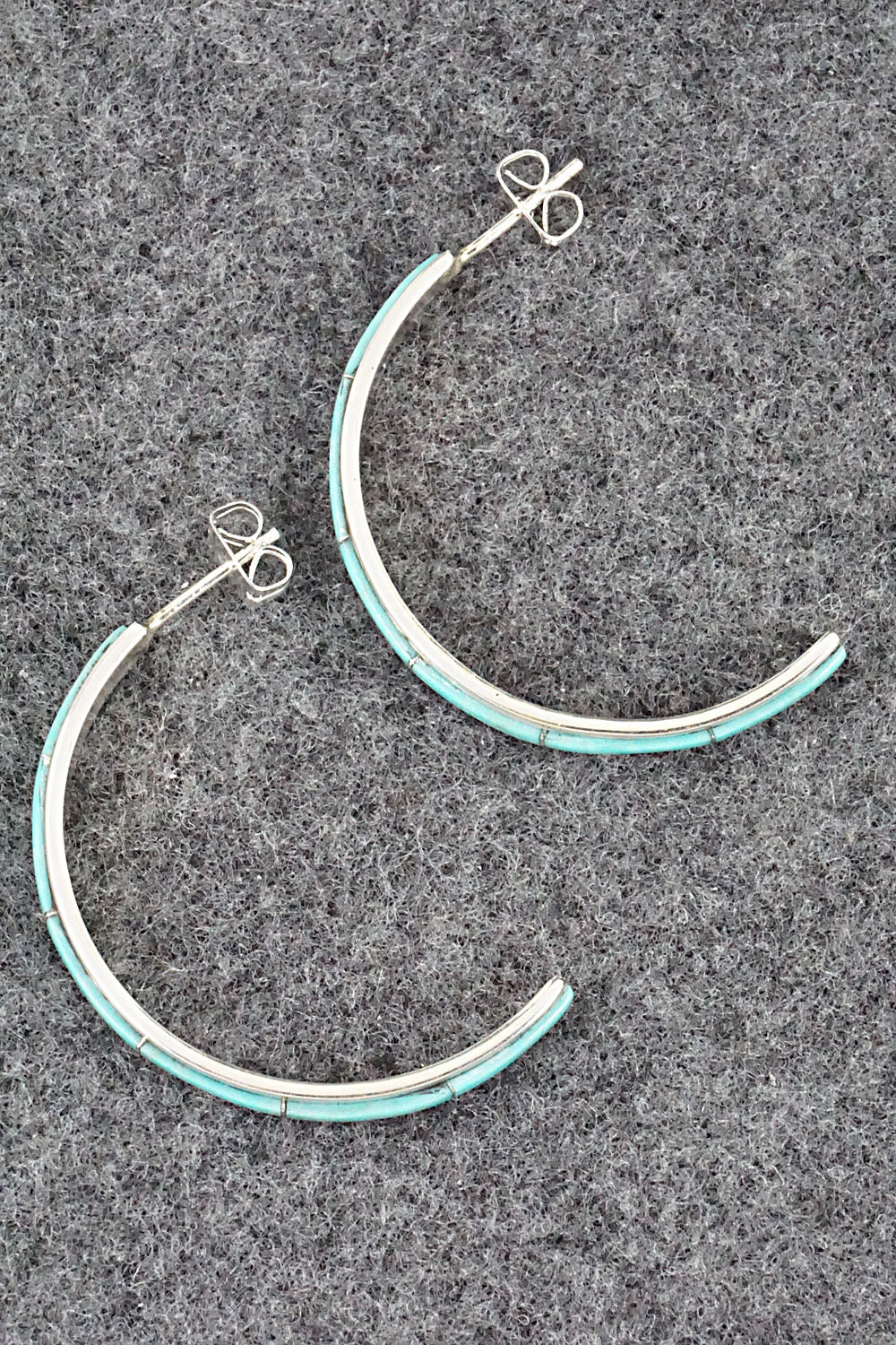 Turquoise & Sterling Silver Earrings - Jamie Johnson