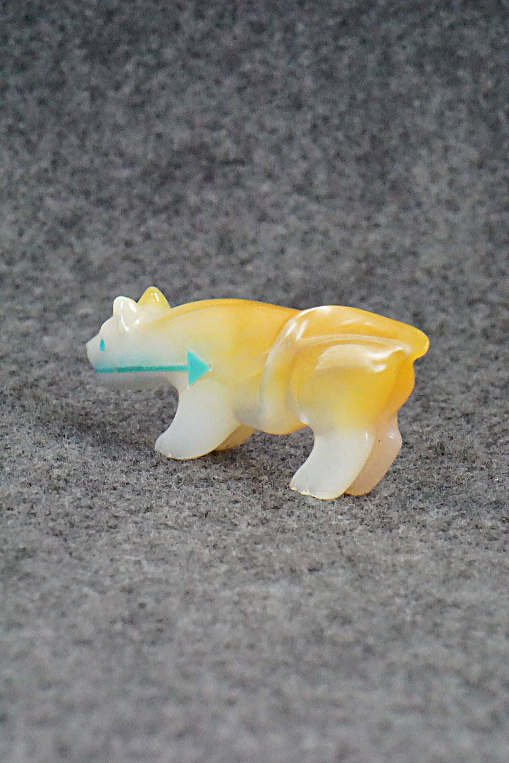 Mountain Lion Zuni Fetish Carving - Andres Quandelacy