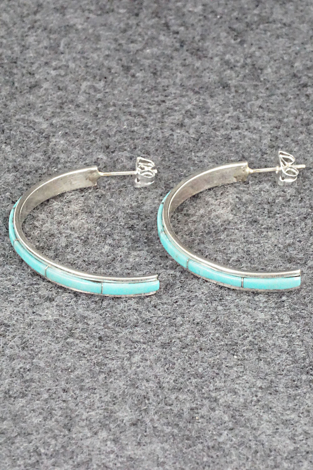 Turquoise & Sterling Silver Earrings - Jamie Johnson