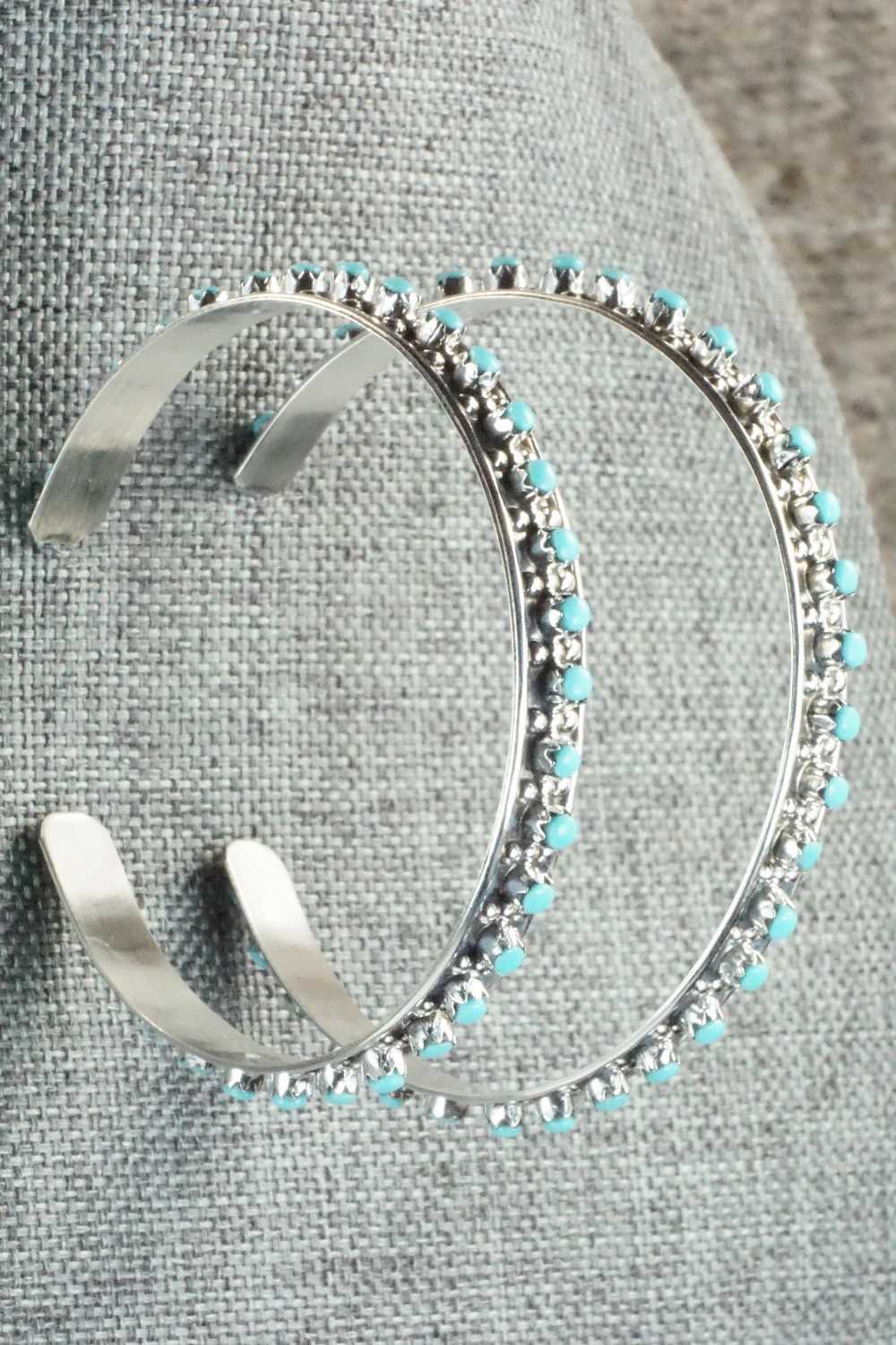 Turquoise & Sterling Silver Earrings - Joanne Cheama