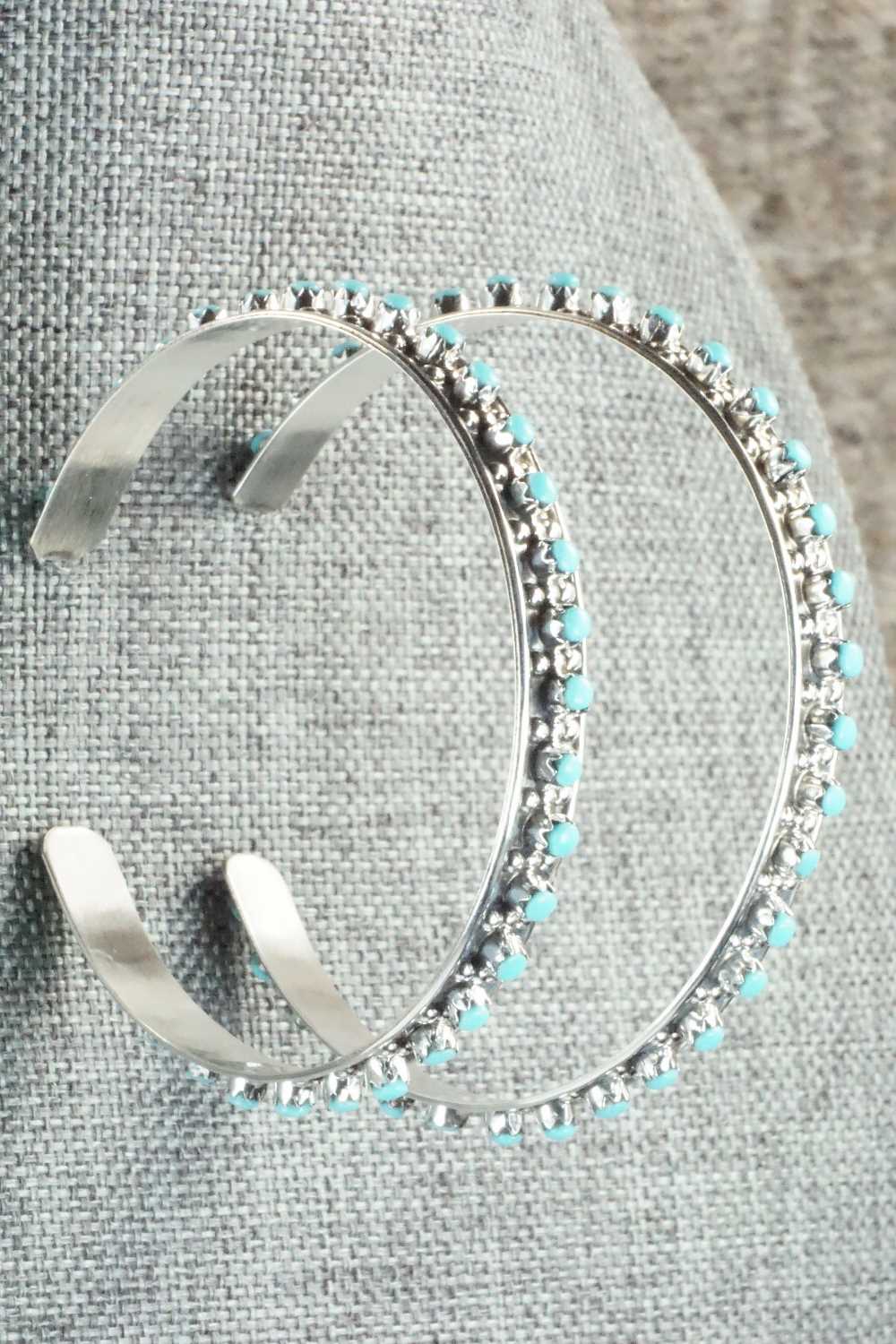 Turquoise & Sterling Silver Earrings - Joanne Cheama