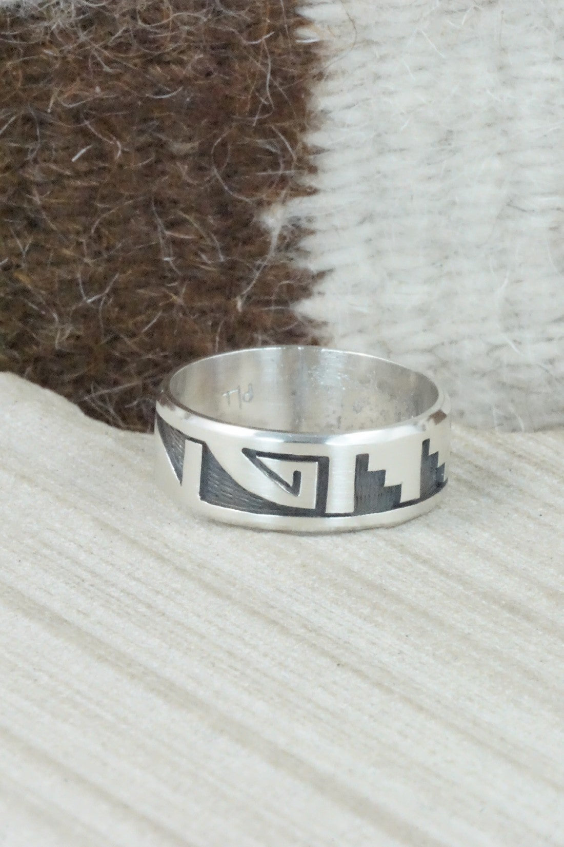Sterling Silver Ring - Timothy Mowa - Size 13.25