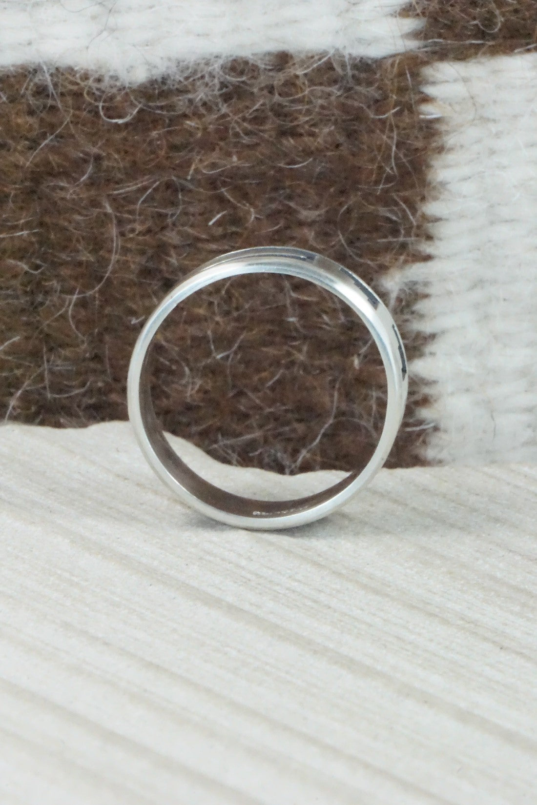 Sterling Silver Ring - Timothy Mowa - Size 13.25