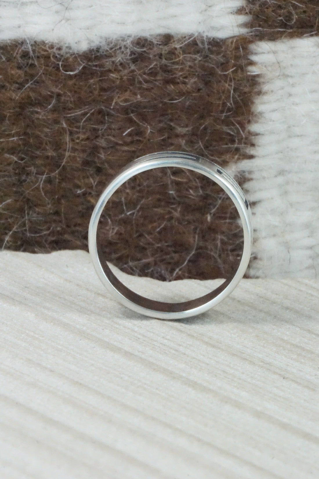 Sterling Silver Ring - Timothy Mowa - Size 13.5