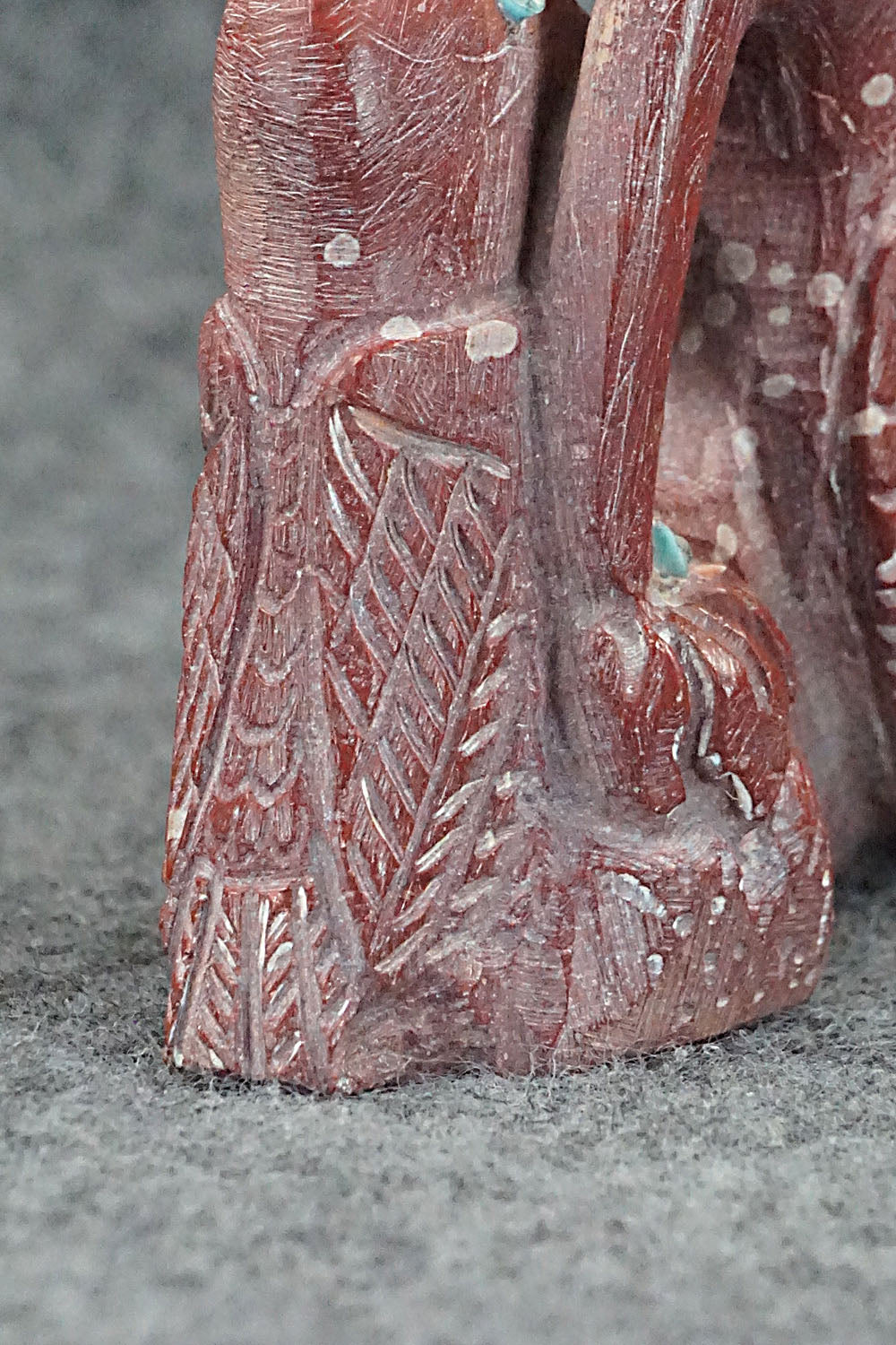 Hummingbirds Zuni Fetish Carving - Carlton Kaamasee
