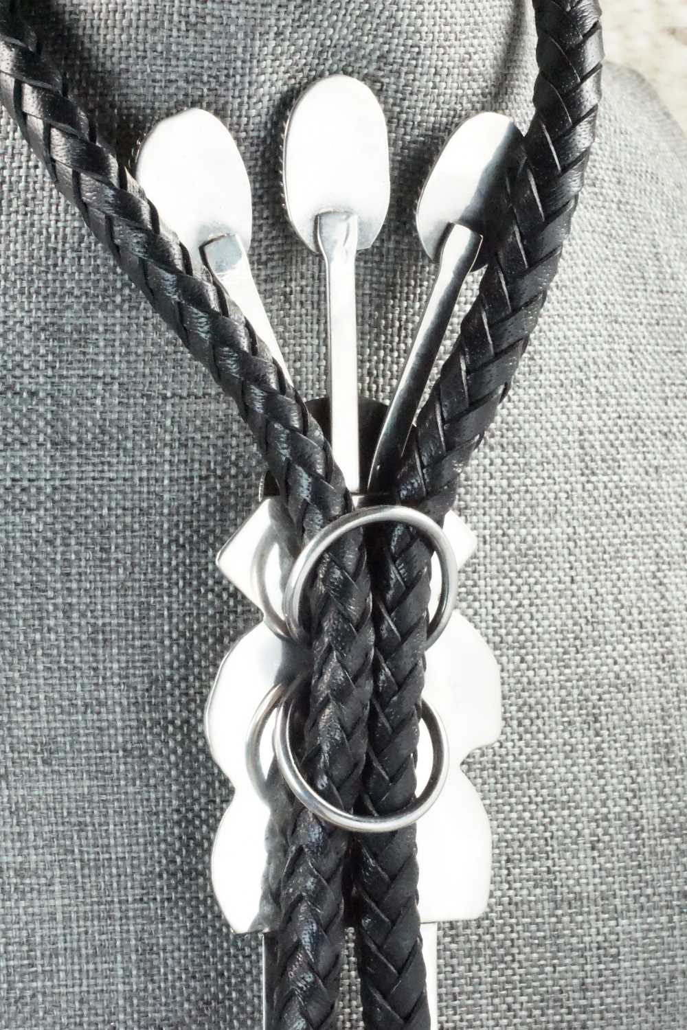 Turquoise & Sterling Silver Bolo Tie - Garret Hale