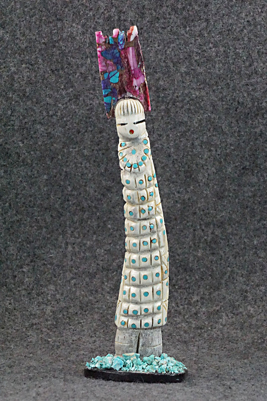 Corn Maiden Zuni Fetish Carving - Stafford Chimoni