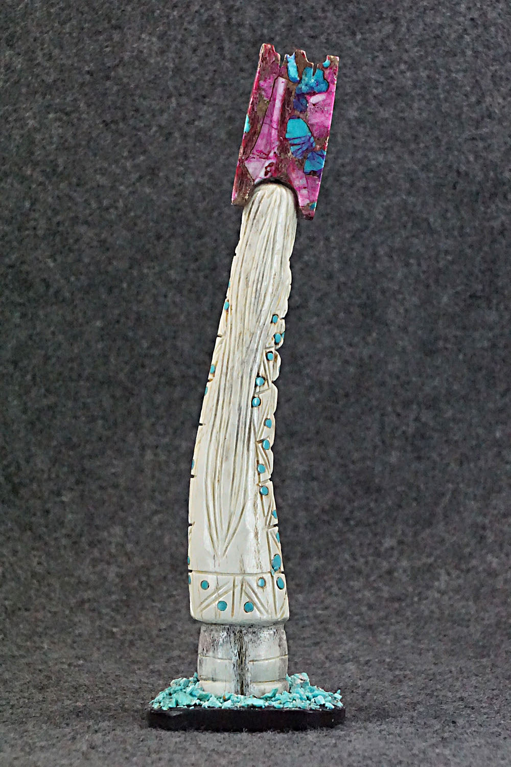 Corn Maiden Zuni Fetish Carving - Stafford Chimoni
