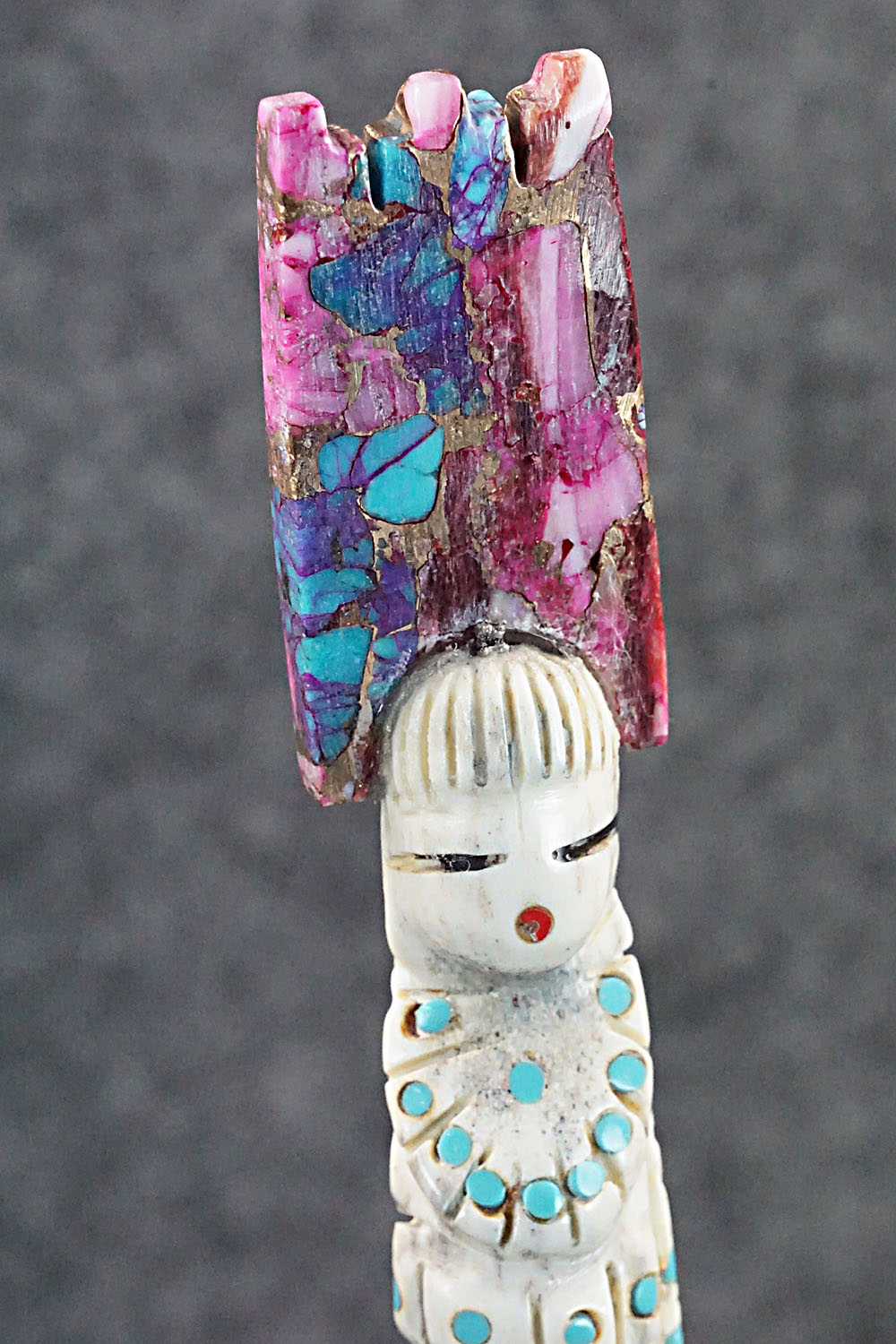 Corn Maiden Zuni Fetish Carving - Stafford Chimoni