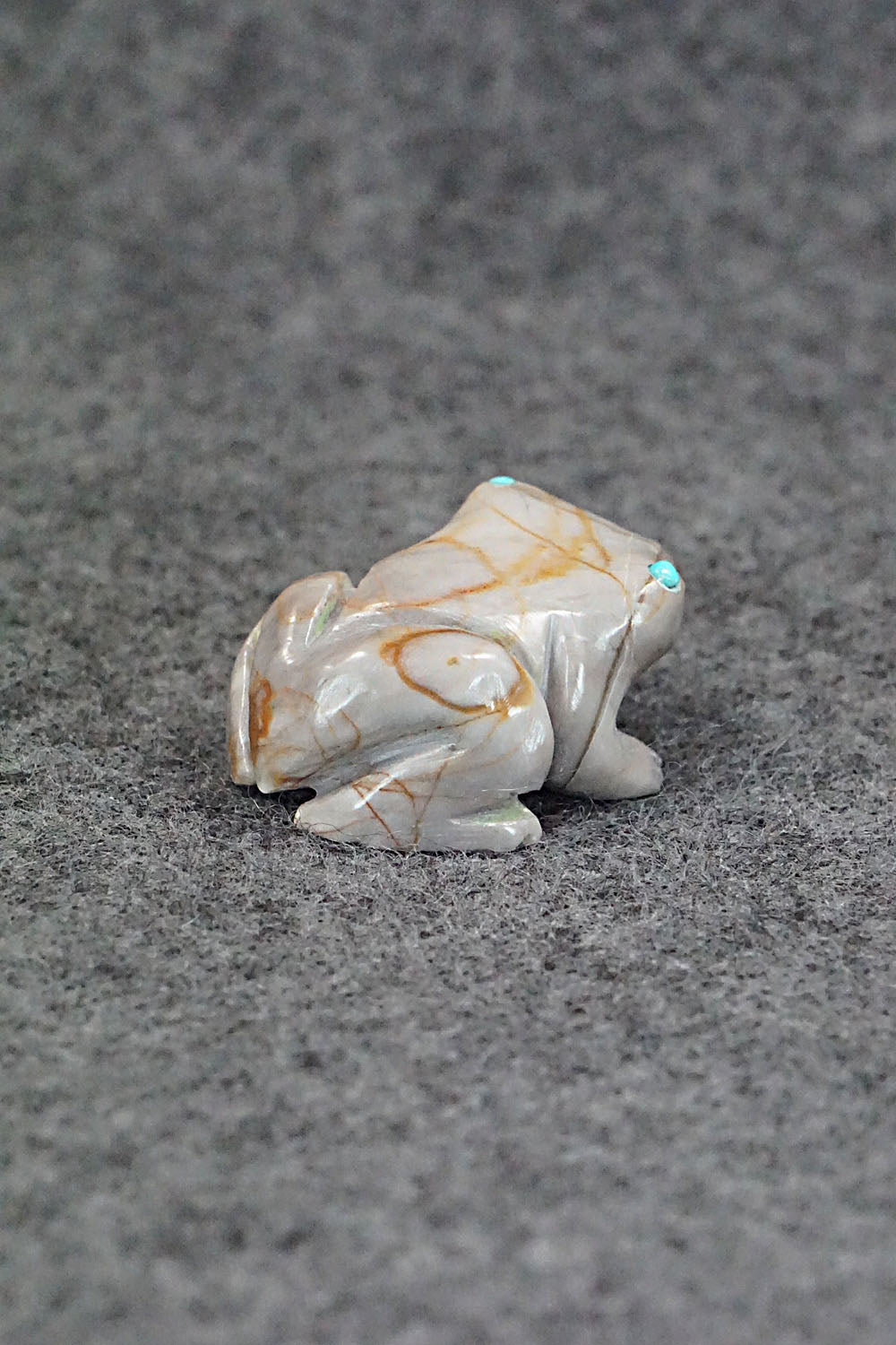 Frog Zuni Fetish Carving - Jonas Hustito