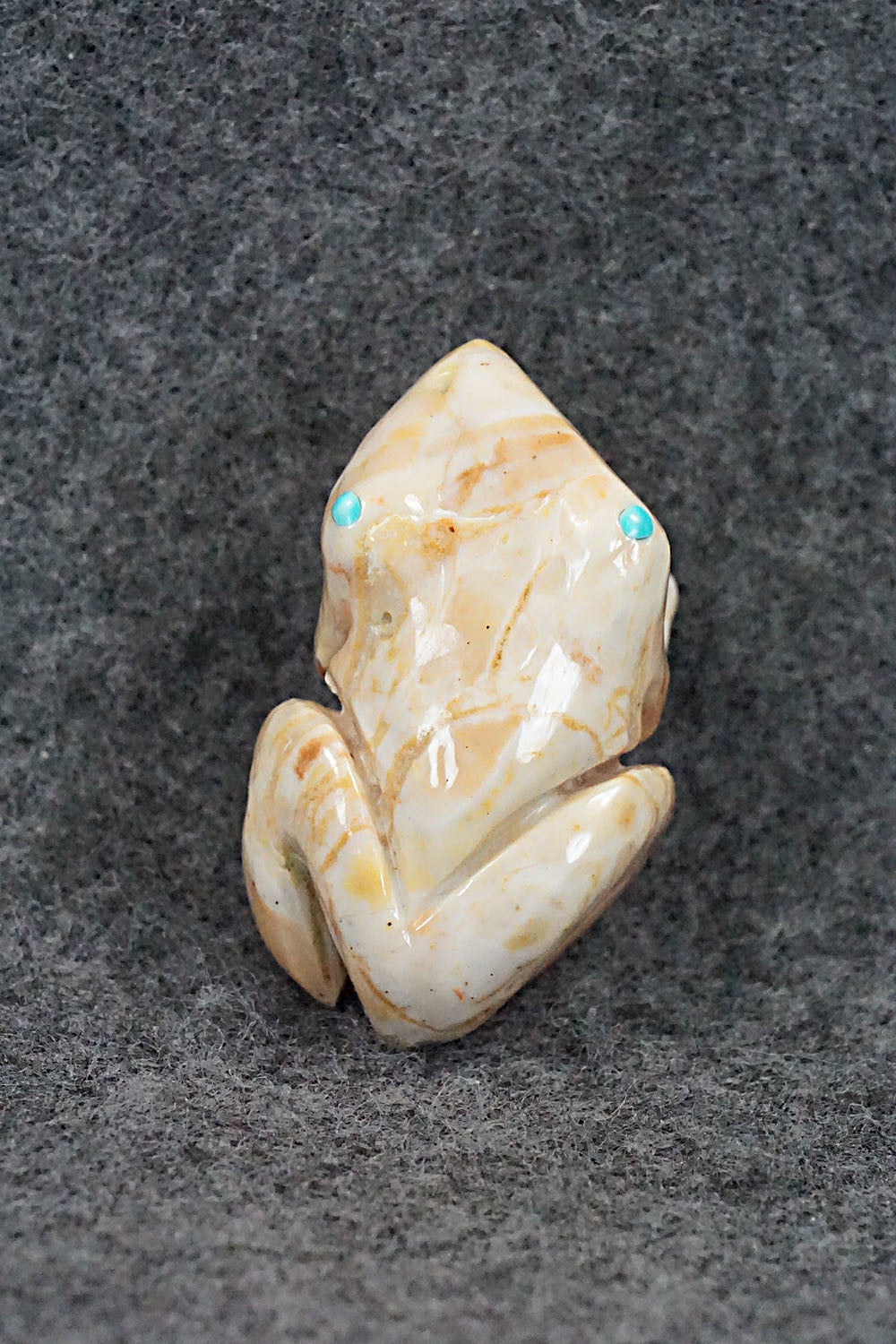 Frog Zuni Fetish Carving - Jonas Hustito