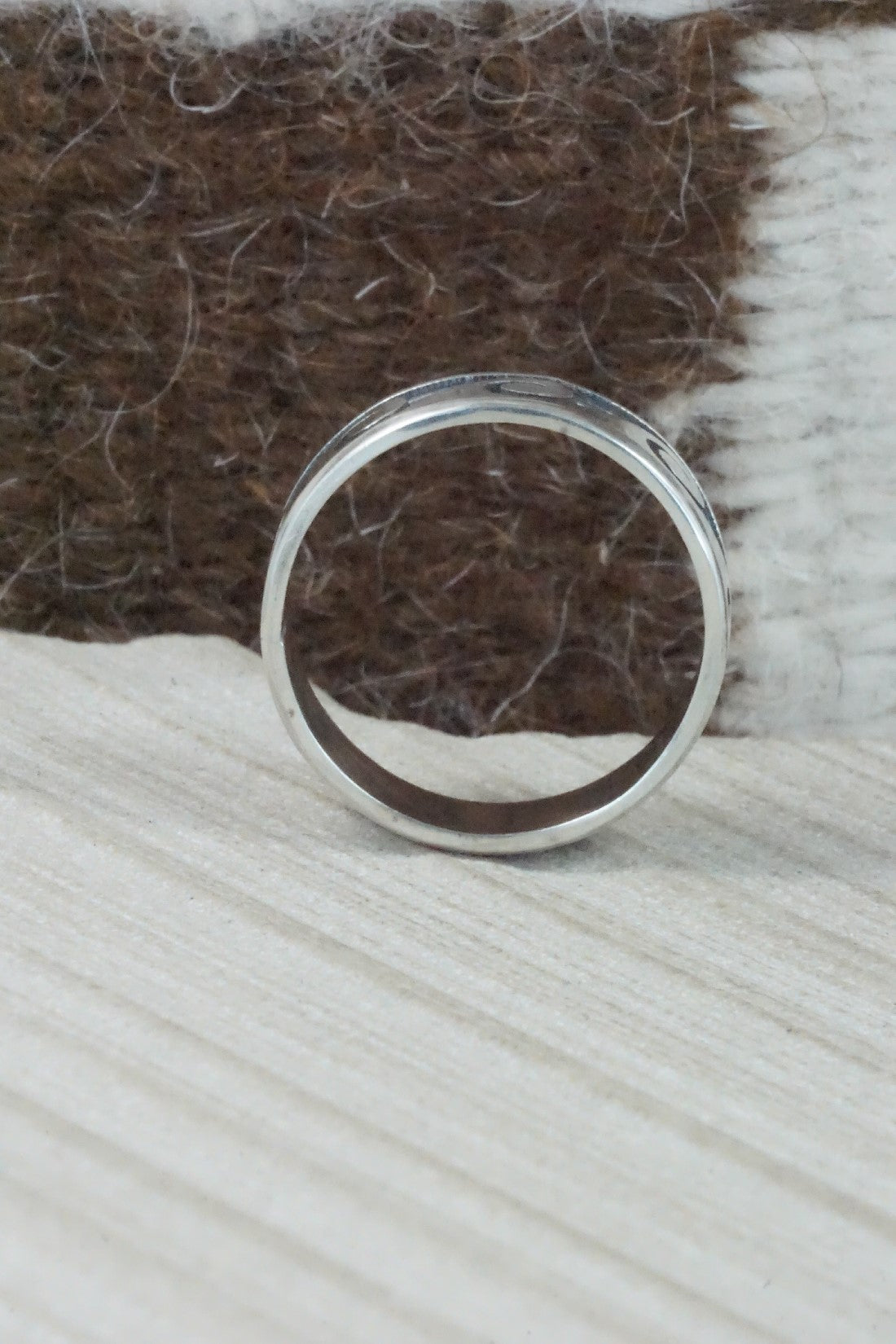 Sterling Silver Ring - Timothy Mowa - Size 12