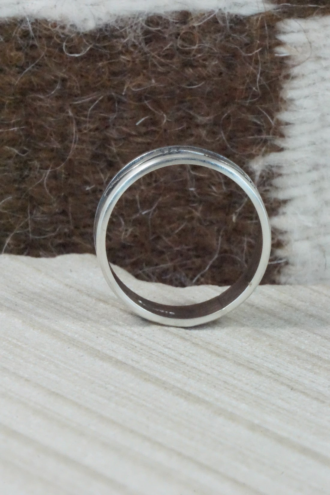 Sterling Silver Ring - Timothy Mowa - Size 12