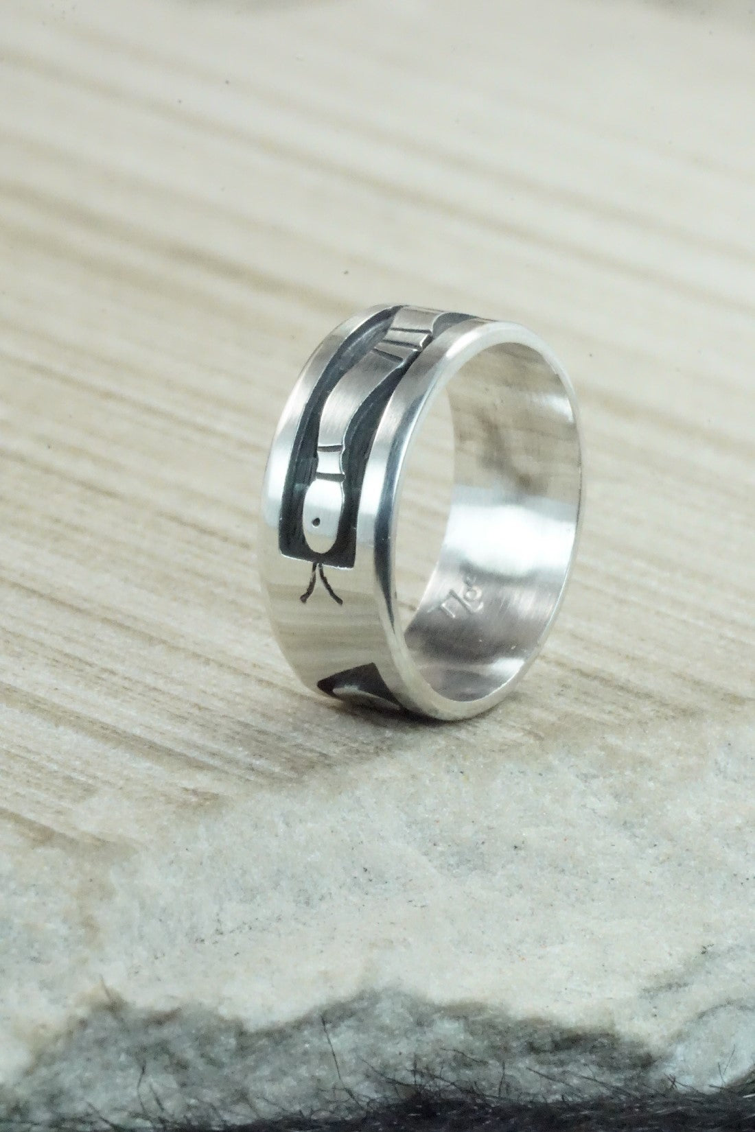Sterling Silver Ring - Timothy Mowa - Size 12