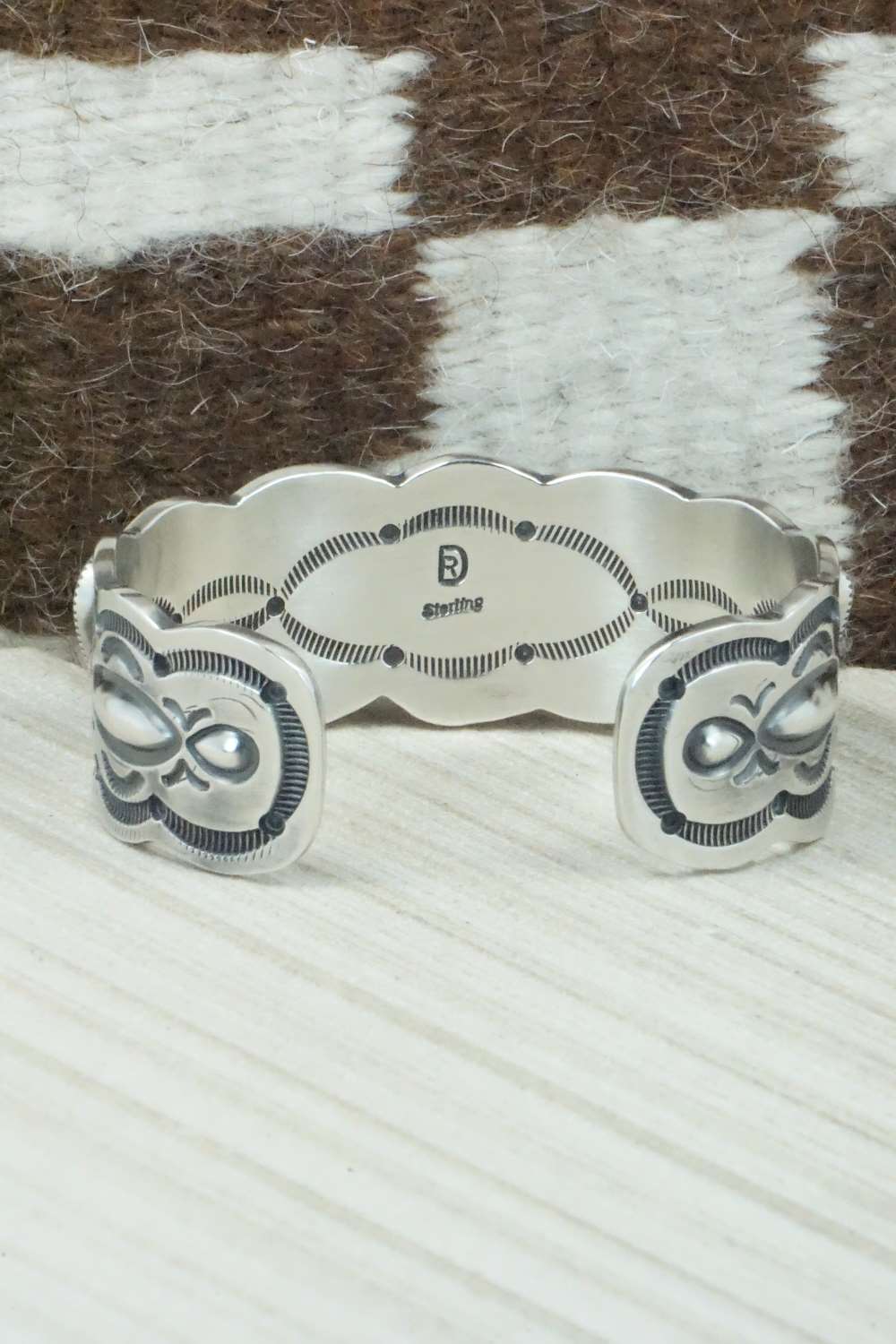 Turquoise & Sterling Silver Bracelet - Raymond Delgarito