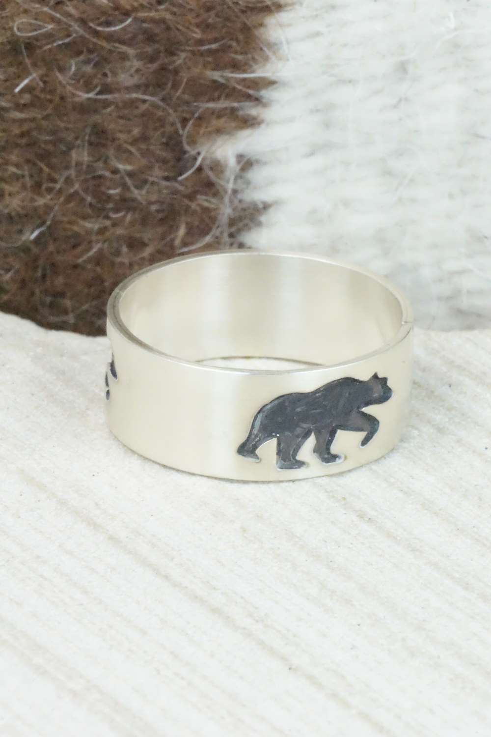 Sterling Silver Ring - Lester Gene - Size 13.5