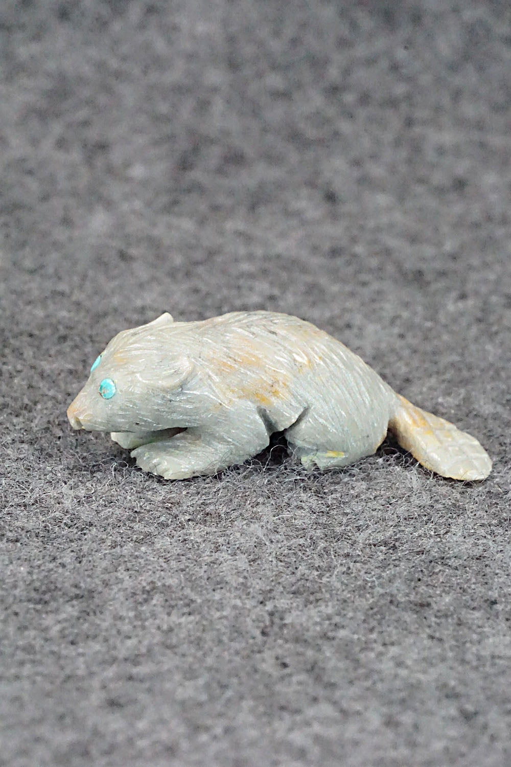 Beaver Zuni Fetish Carving - Jonas Hustito