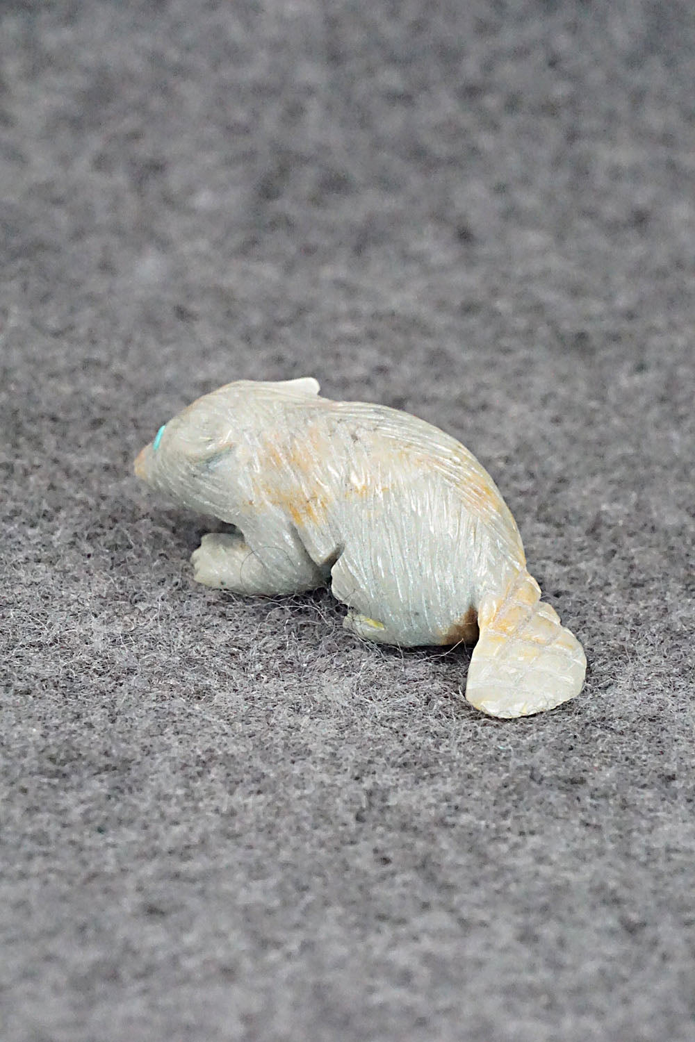 Beaver Zuni Fetish Carving - Jonas Hustito