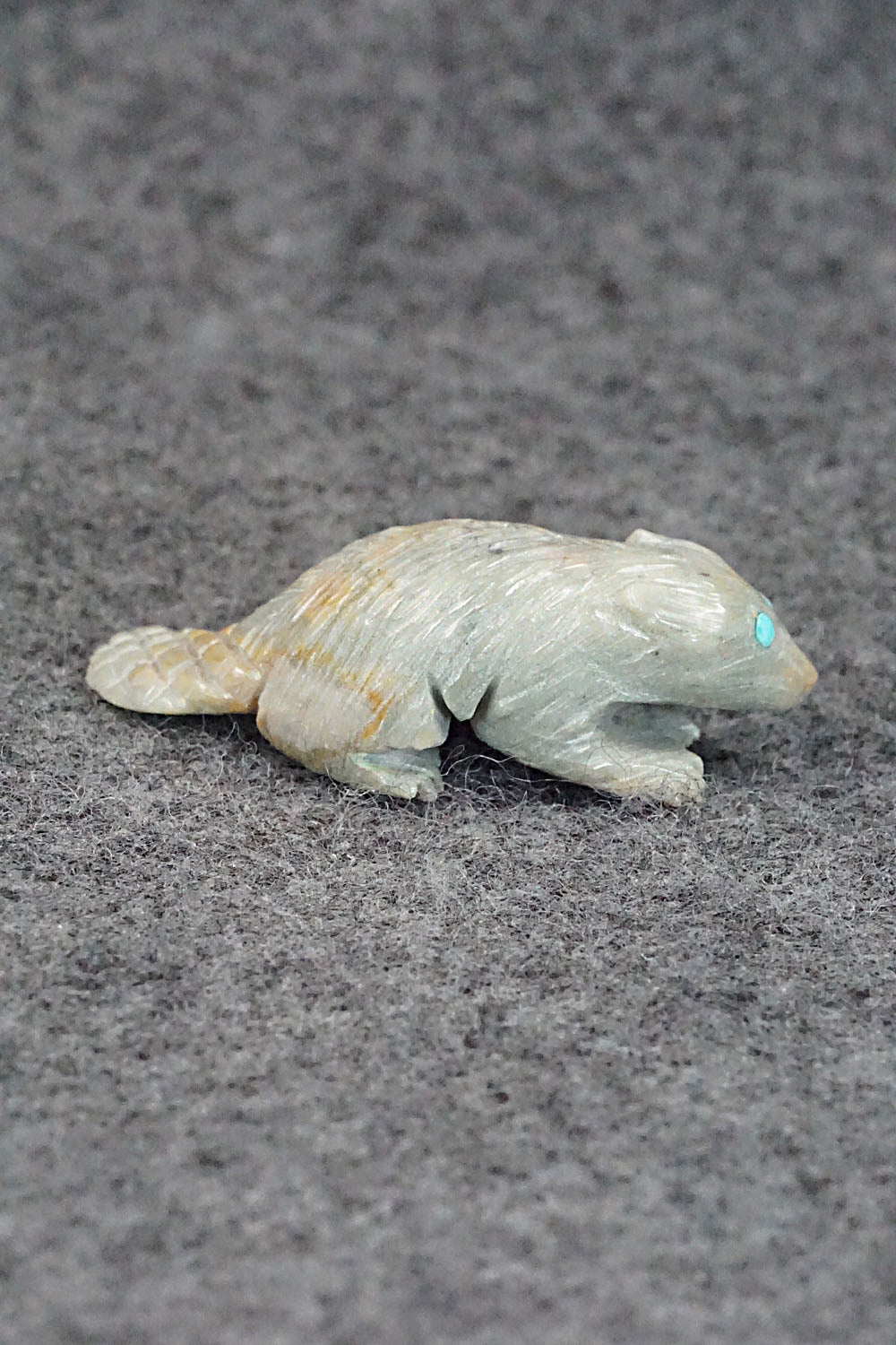 Beaver Zuni Fetish Carving - Jonas Hustito