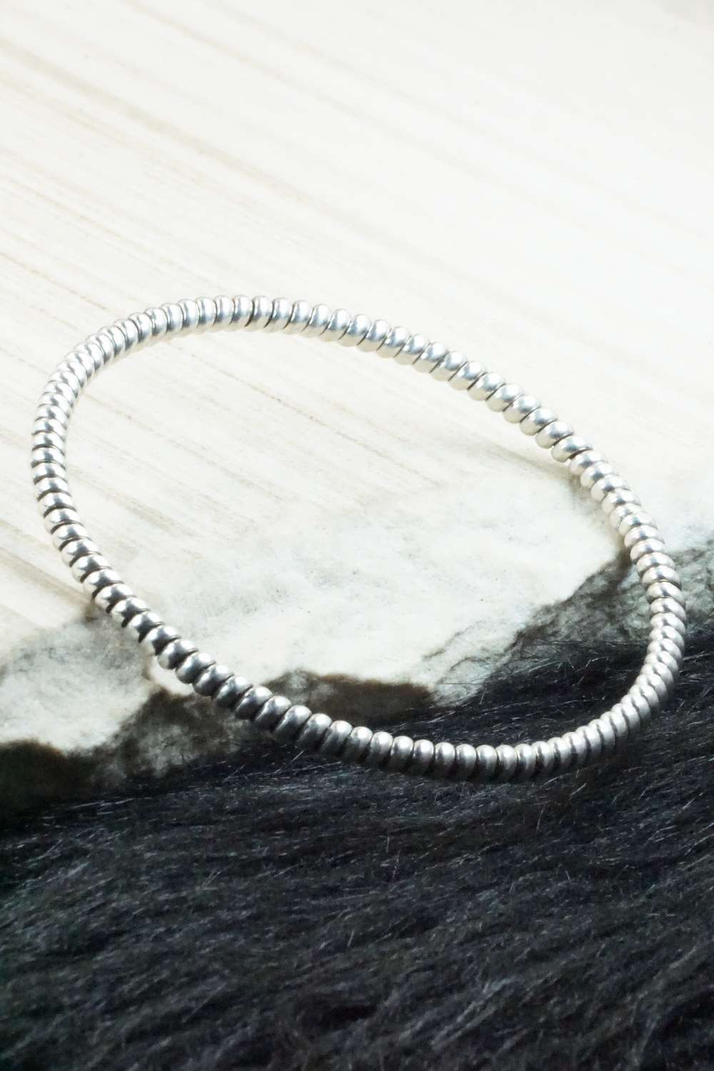 Sterling Silver Bangle Cuff - Elaine Tahe