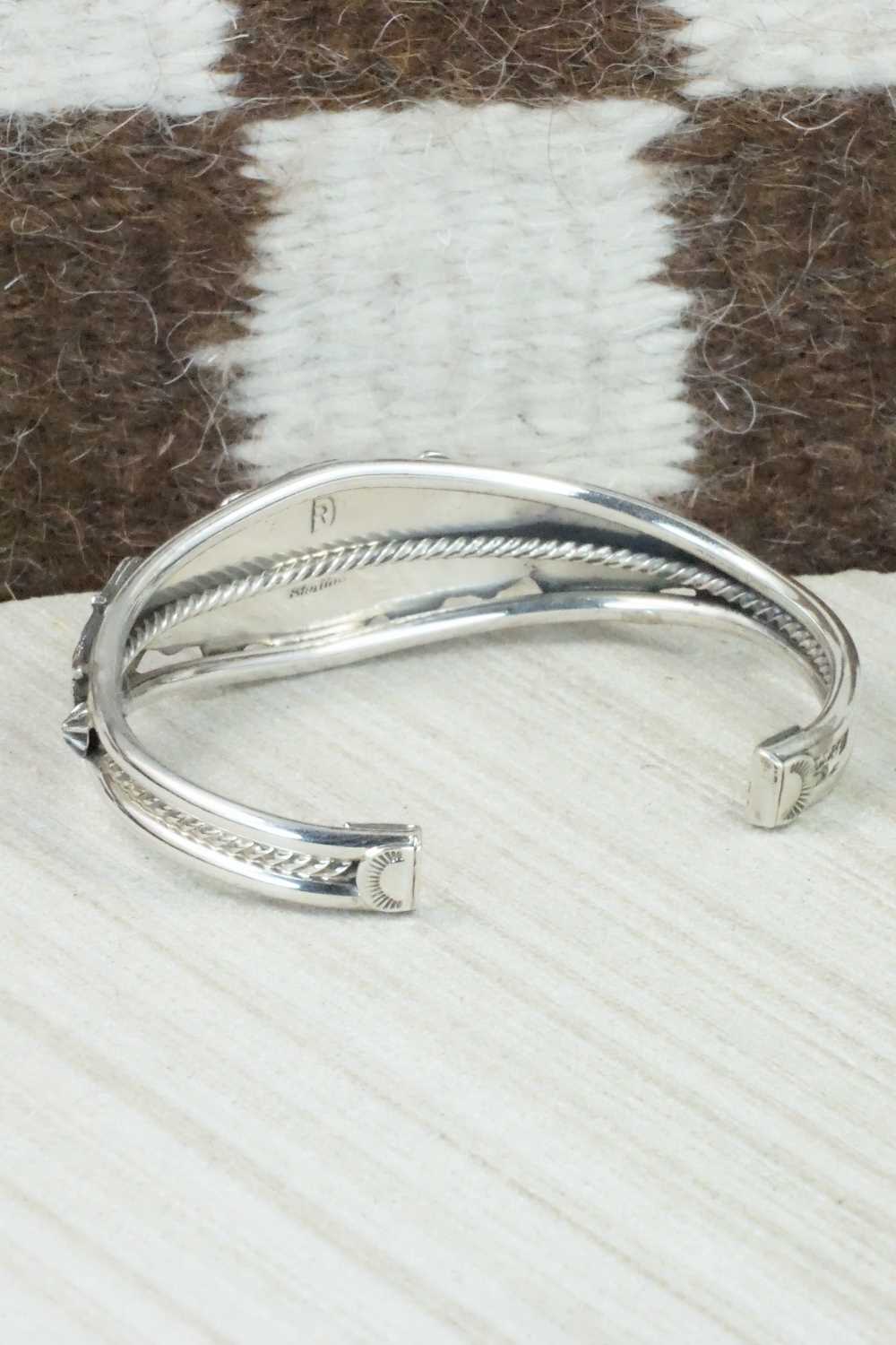 Turquoise & Sterling Silver Bracelet - Raymond Delgarito