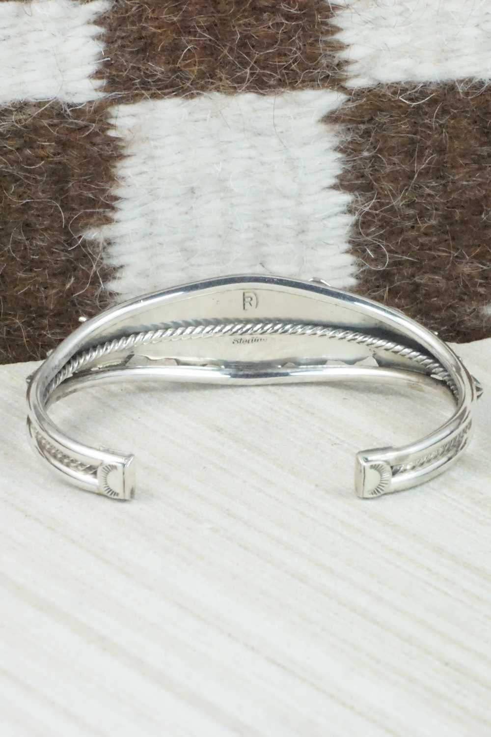 Turquoise & Sterling Silver Bracelet - Raymond Delgarito