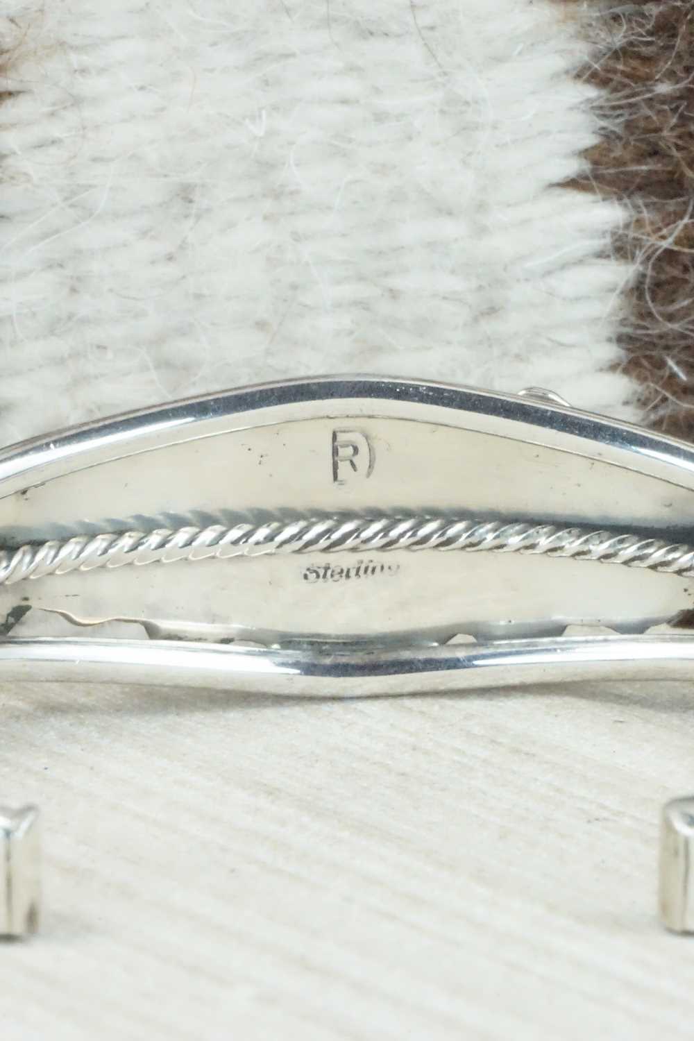 Turquoise & Sterling Silver Bracelet - Raymond Delgarito