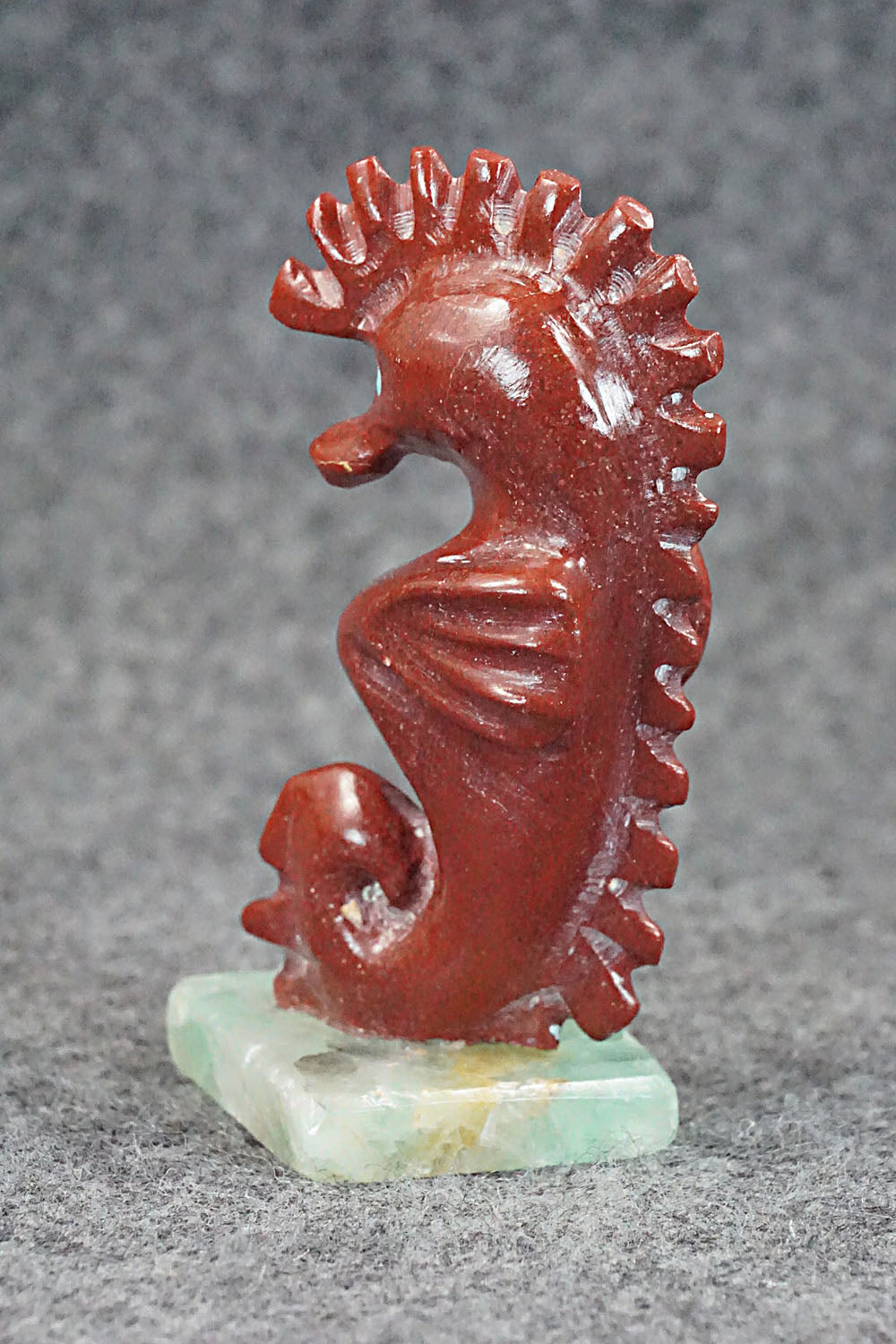 Seahorse Zuni Fetish Carving - Calvert Bowannie