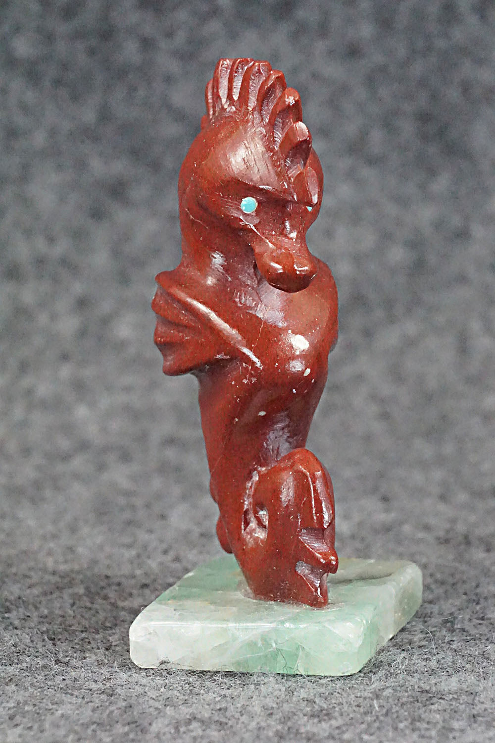 Seahorse Zuni Fetish Carving - Calvert Bowannie