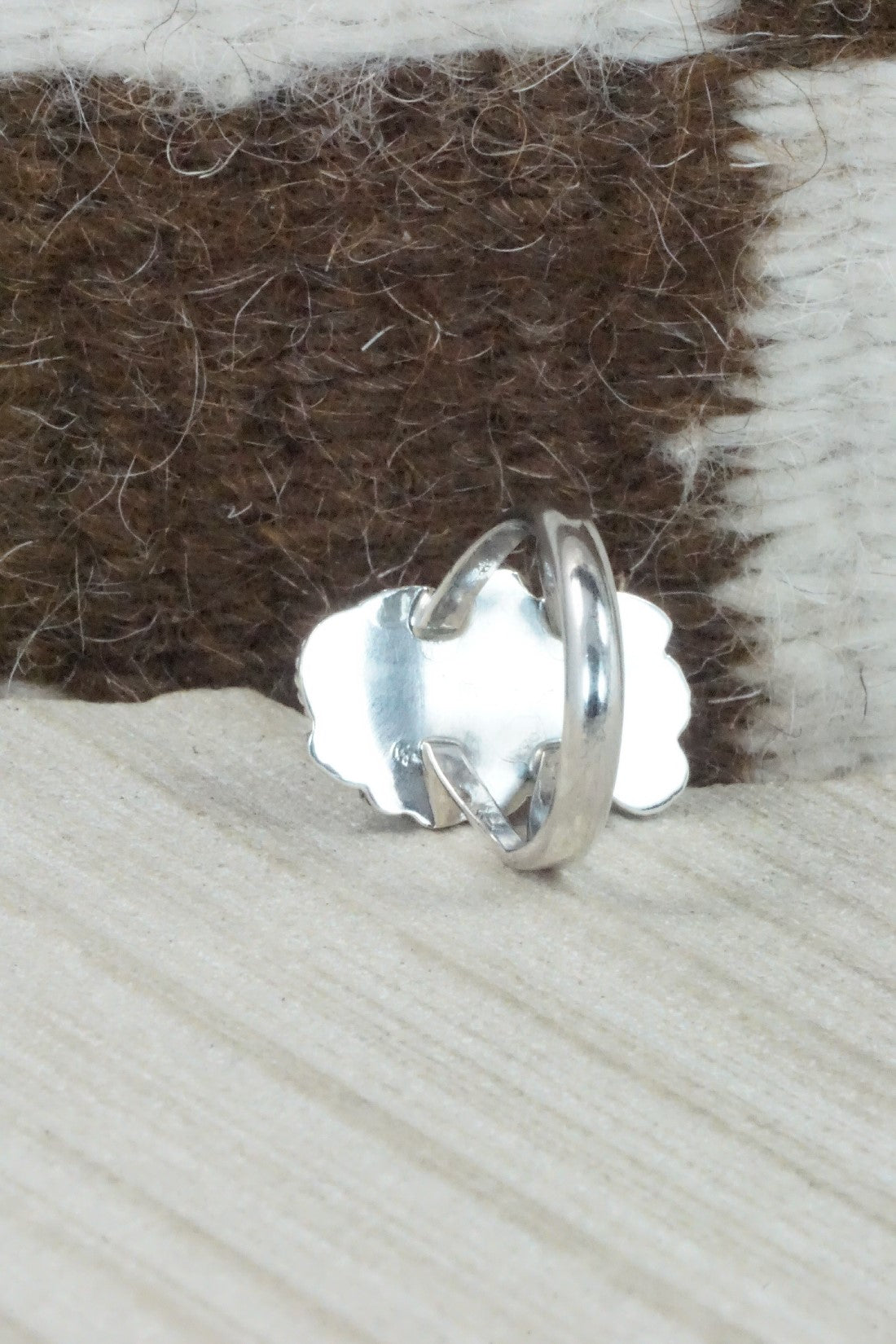 Turquoise & Sterling Silver Ring - Alice Rose Saunders - Size 7