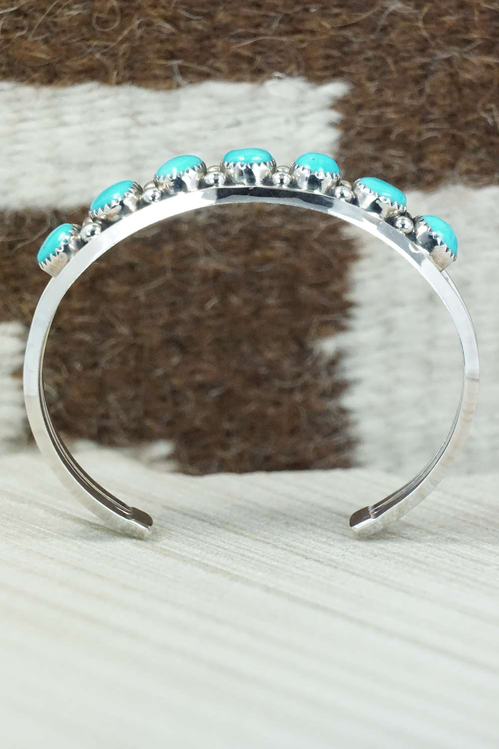 Turquoise & Sterling Silver Bracelet - Sarah Curley
