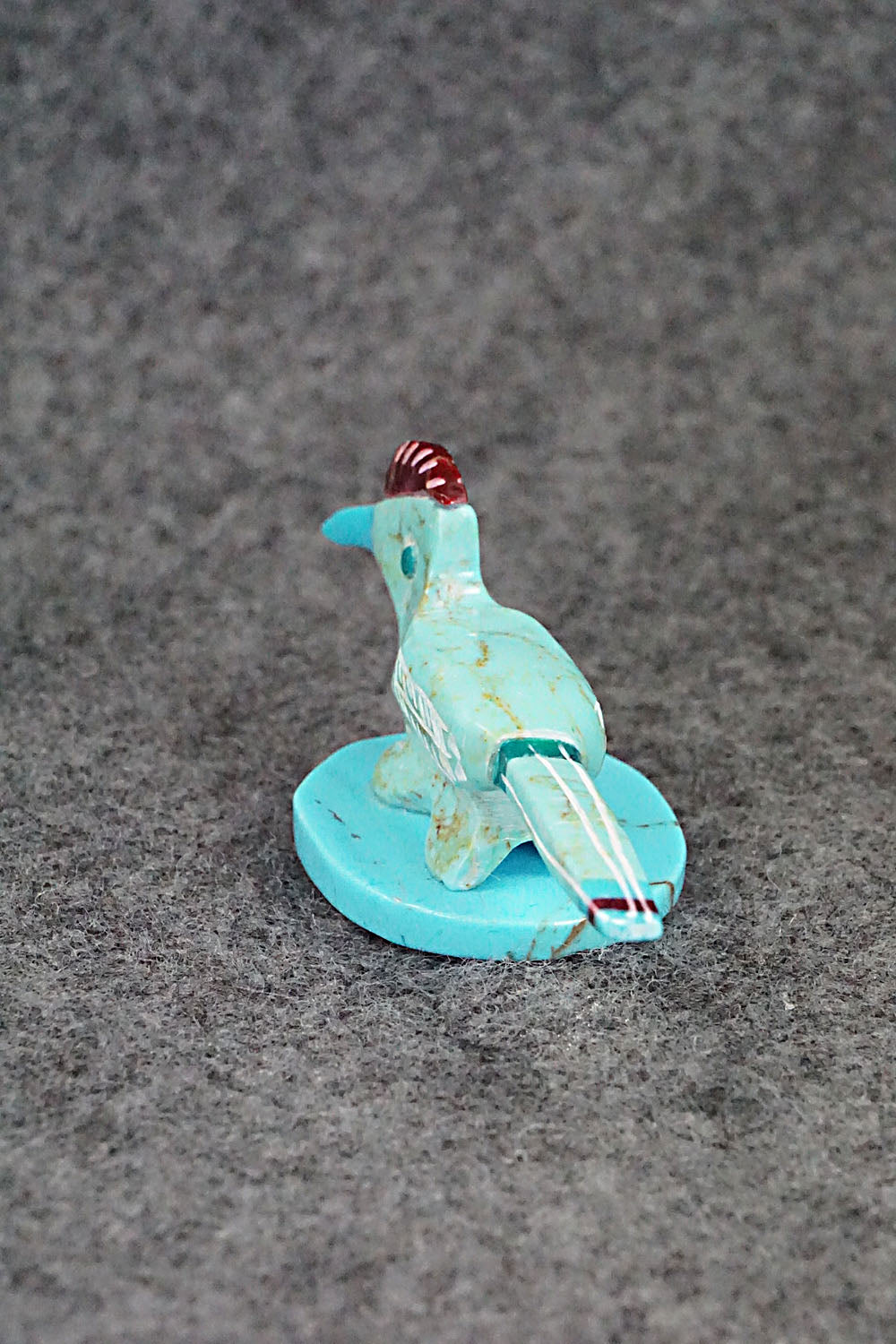 Roadrunner Zuni Fetish Carving - Sullivan Shebola