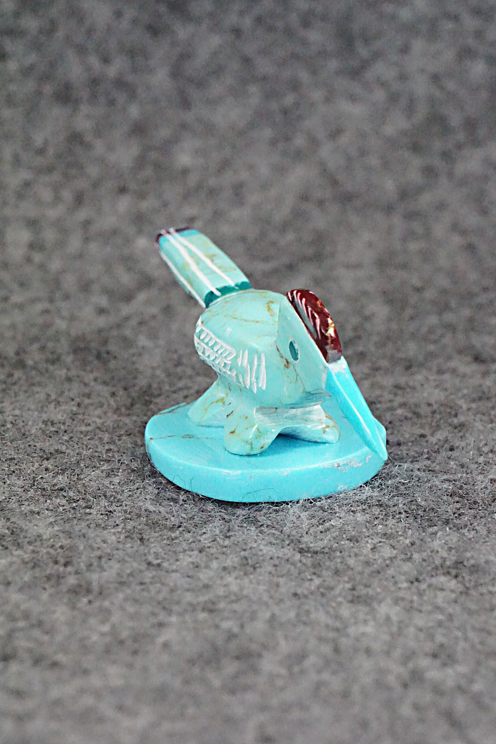 Roadrunner Zuni Fetish Carving - Sullivan Shebola