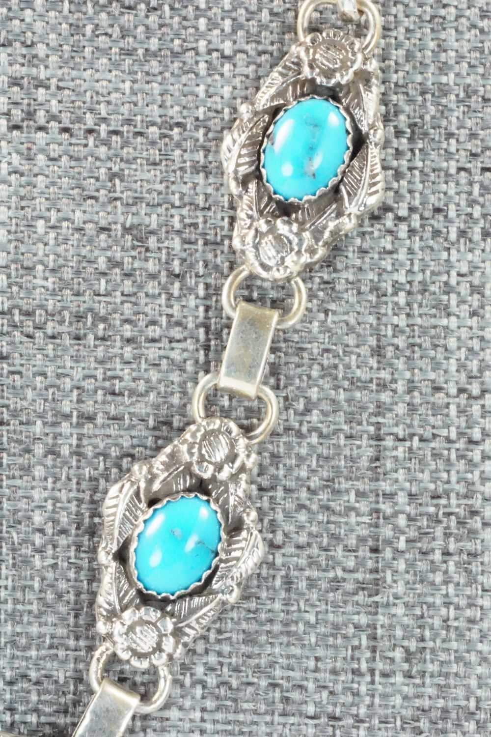 Turquoise & Sterling Silver Necklace - Victor V
