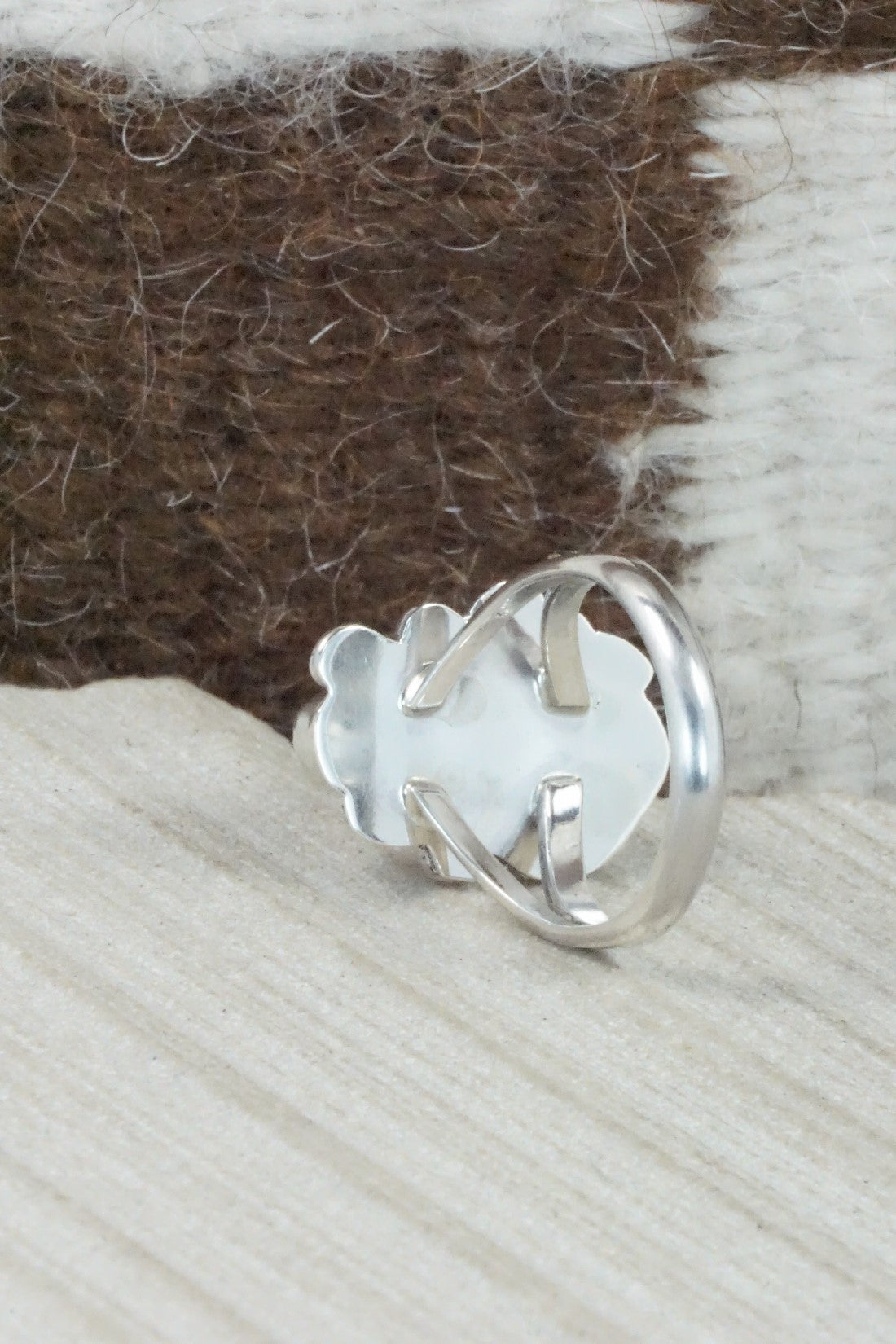 Turquoise & Sterling Silver Ring - Alice Rose Saunders - Size 7.25
