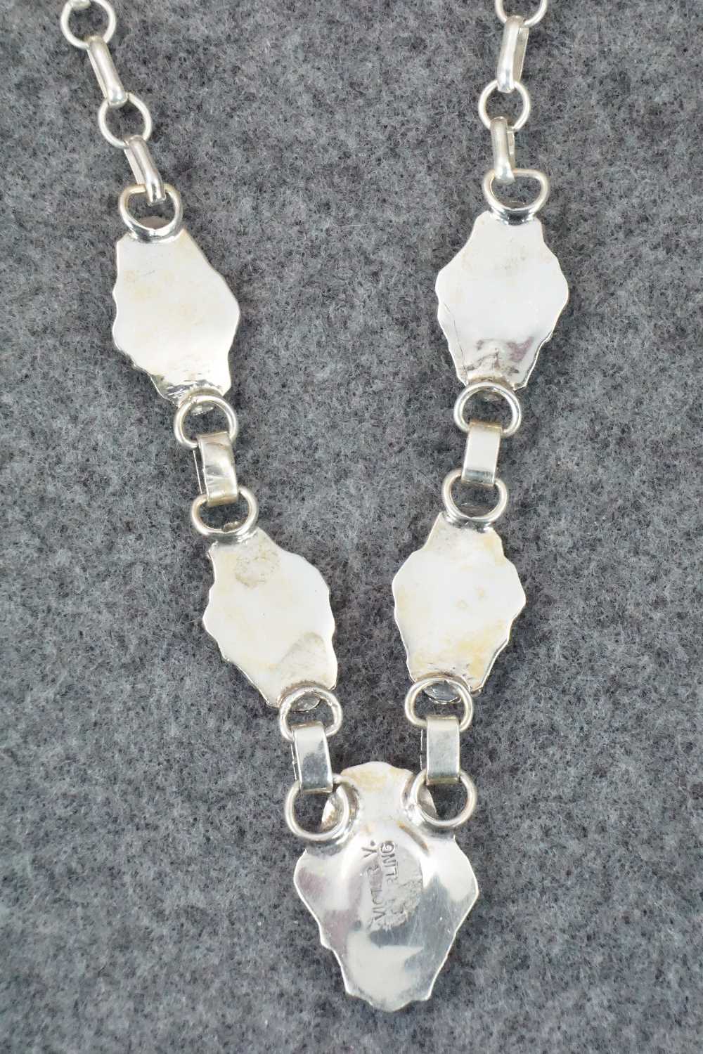 Turquoise & Sterling Silver Necklace - Victor V
