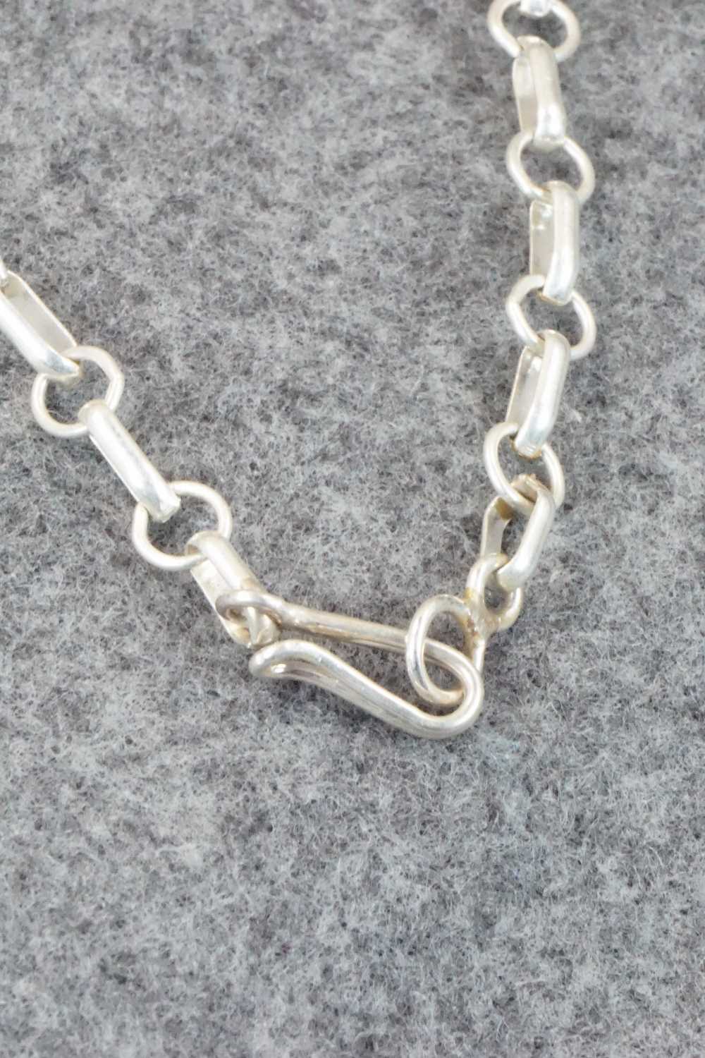 Turquoise & Sterling Silver Necklace - Victor V