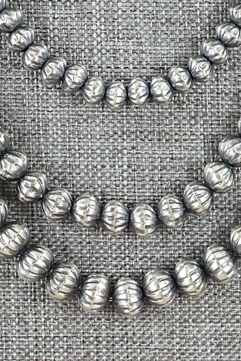 Sterling Silver Navajo Pearl Necklace & Earrings - Tonisha Haley
