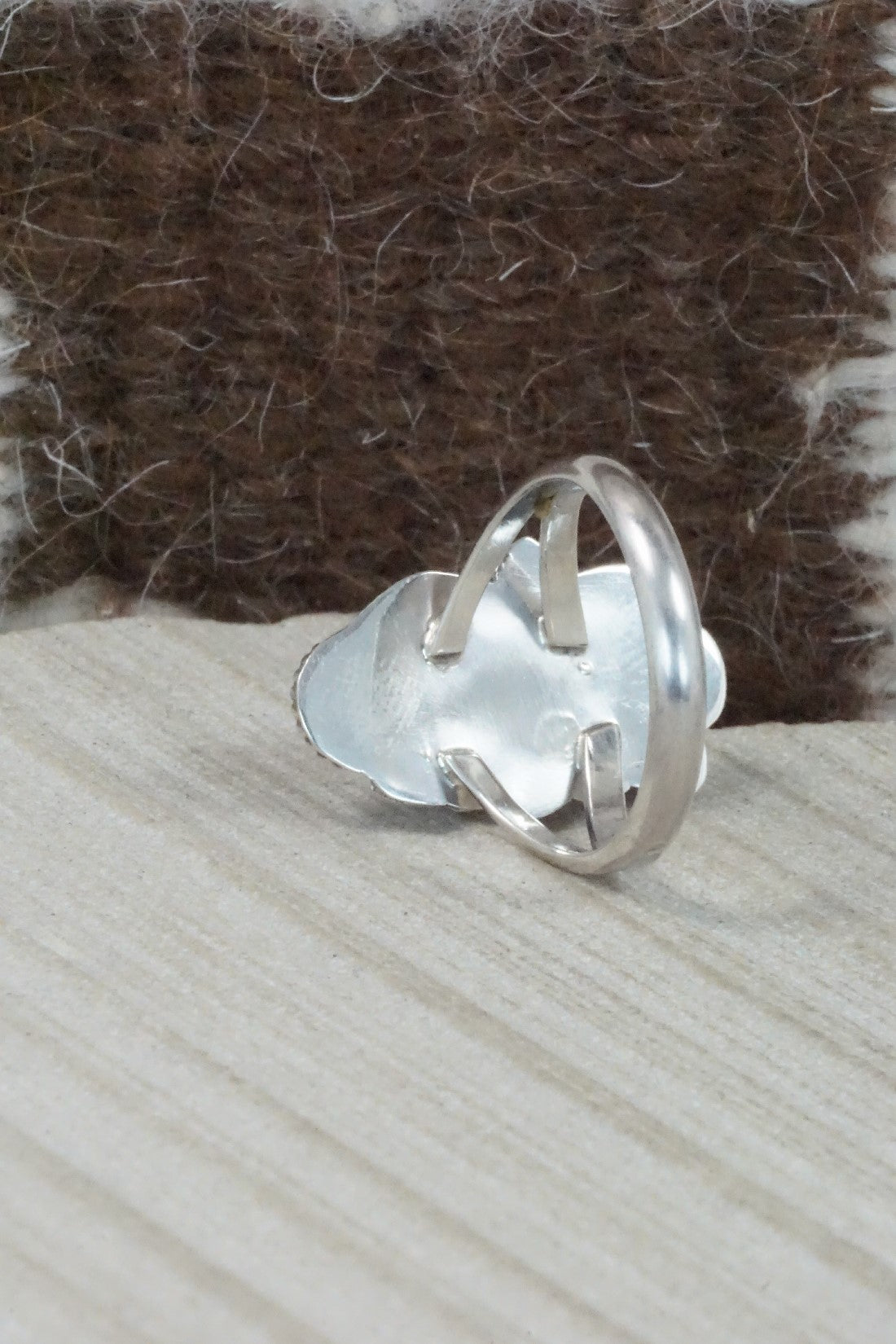 Turquoise & Sterling Silver Ring - Alice Rose Saunders - Size 9