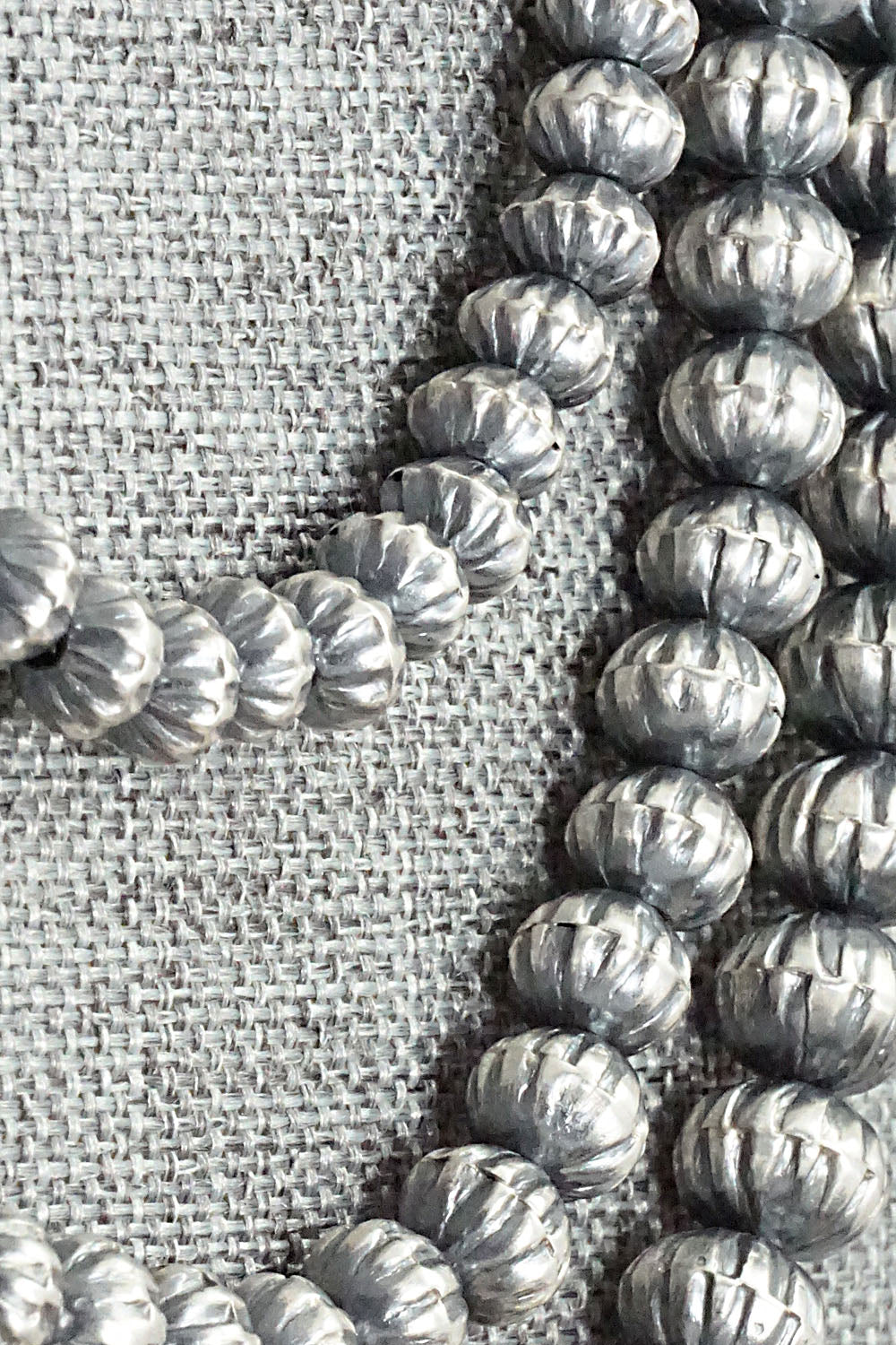 Sterling Silver Navajo Pearl Necklace & Earrings - Tonisha Haley