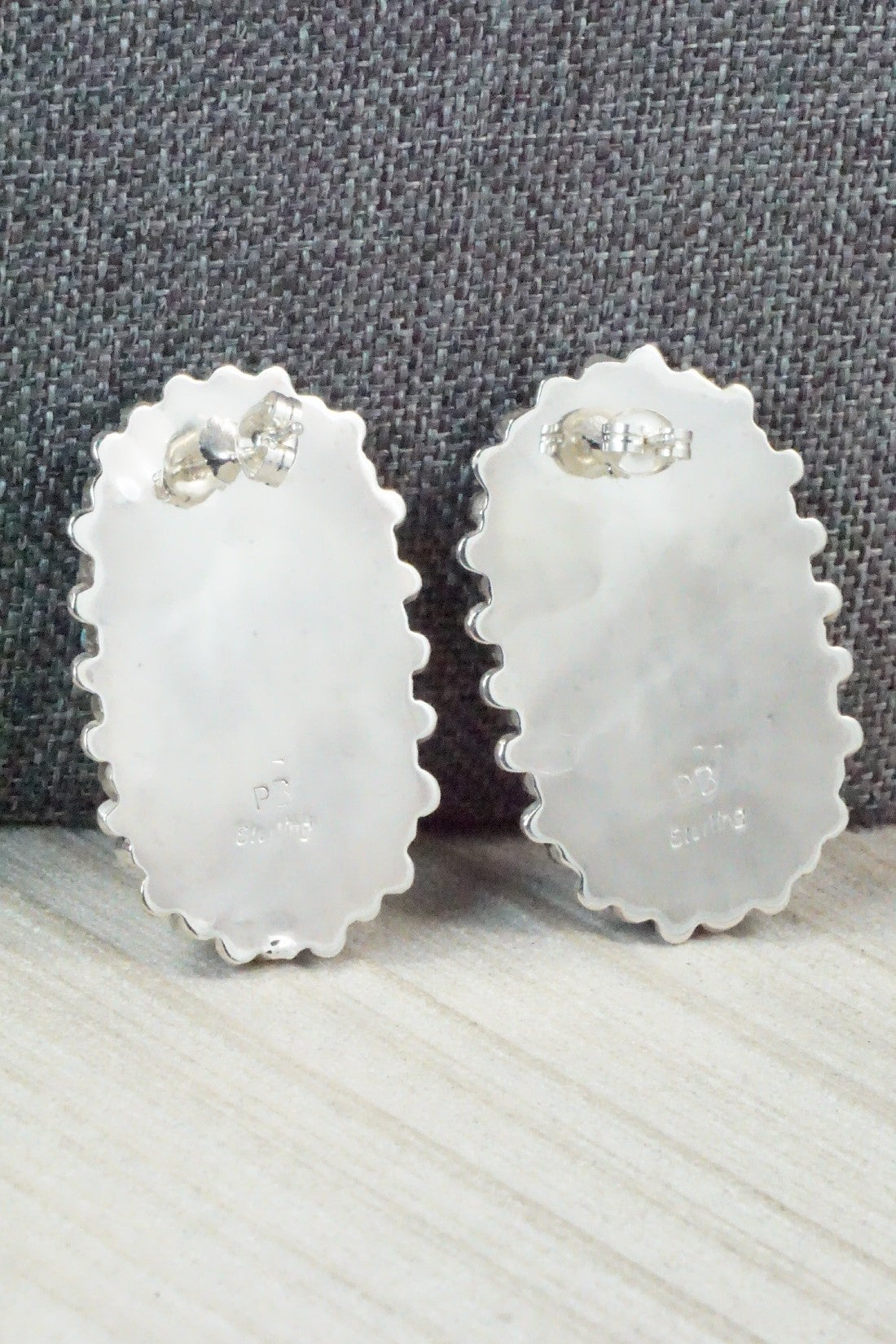 Turquoise & Sterling Silver Earrings - Philena Byjoe