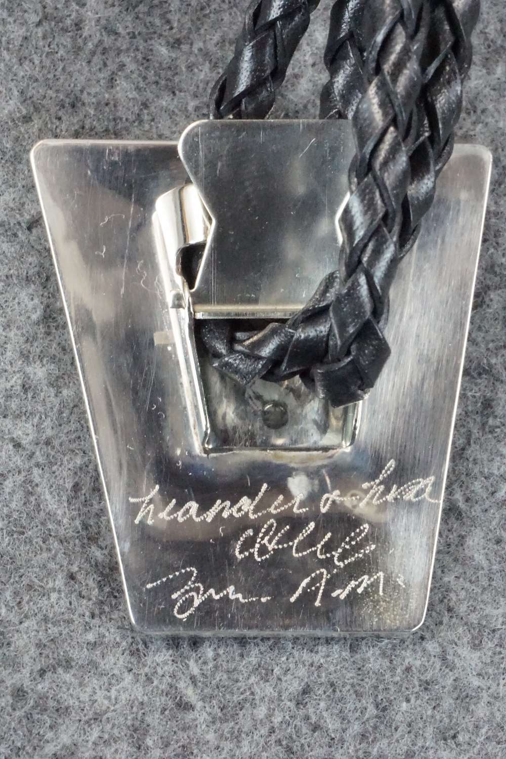 Multi Stone & Sterling Silver Inlay Bolo Tie - Leander Othole
