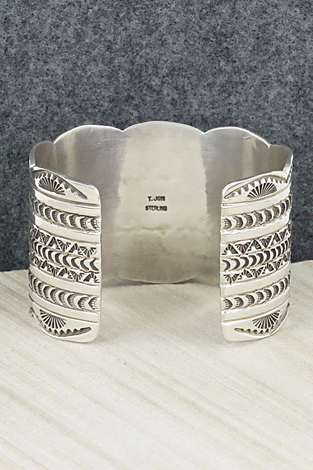 Turquoise, Coral and Sterling Silver Bracelet - Matilda Jon