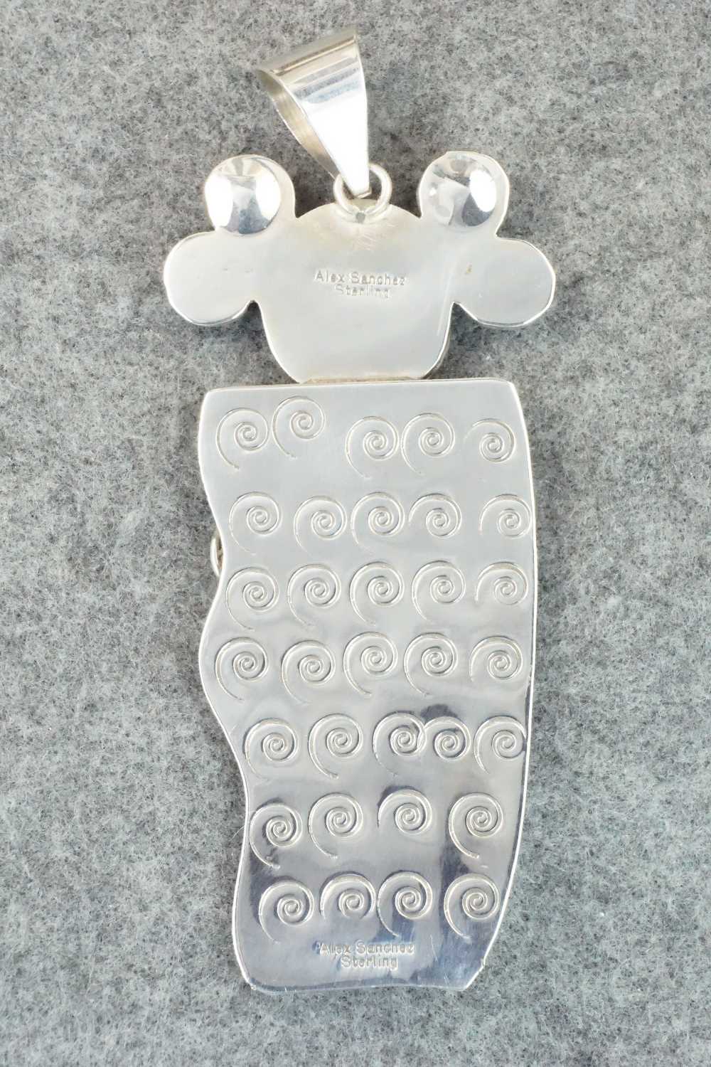 Turquoise & Sterling Silver Pendant - Alex Sanchez