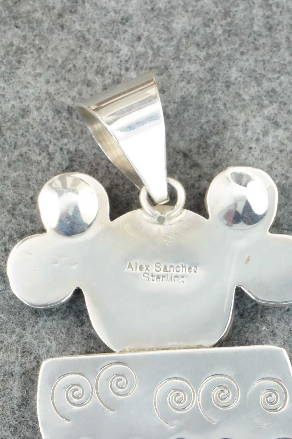 Turquoise & Sterling Silver Pendant - Alex Sanchez