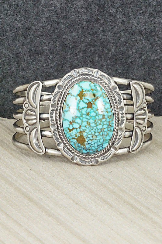 Turquoise & Sterling Silver Bracelet - Raymond Delgarito