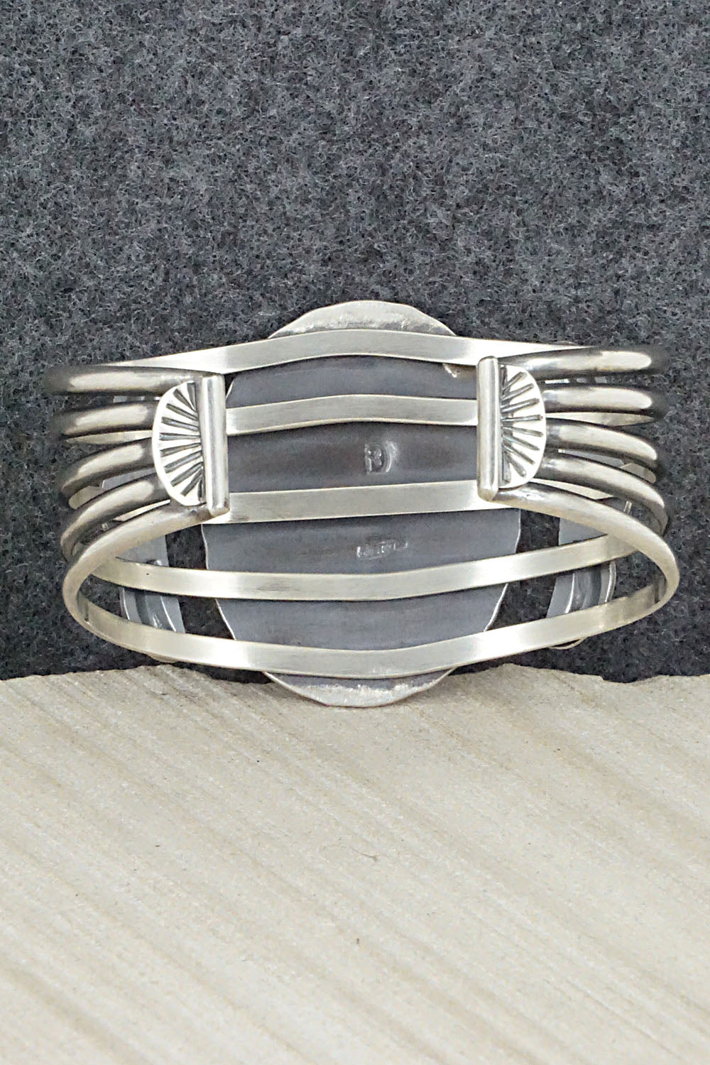 Turquoise & Sterling Silver Bracelet - Raymond Delgarito