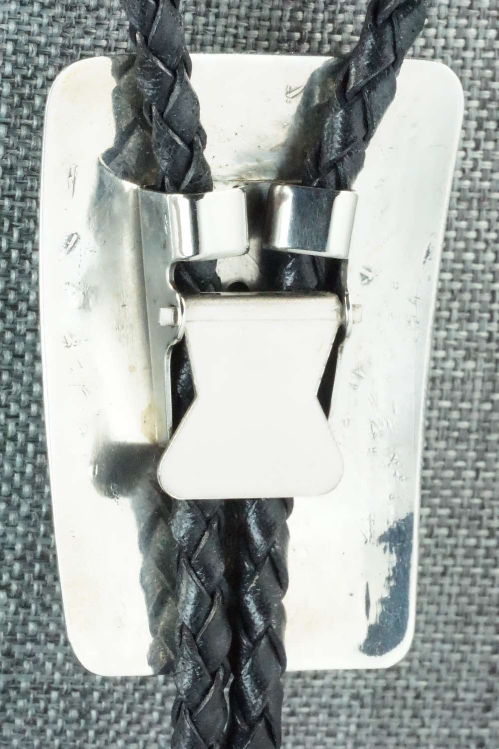 Coral & Sterling Silver Bolo Tie - Wilbur Myers