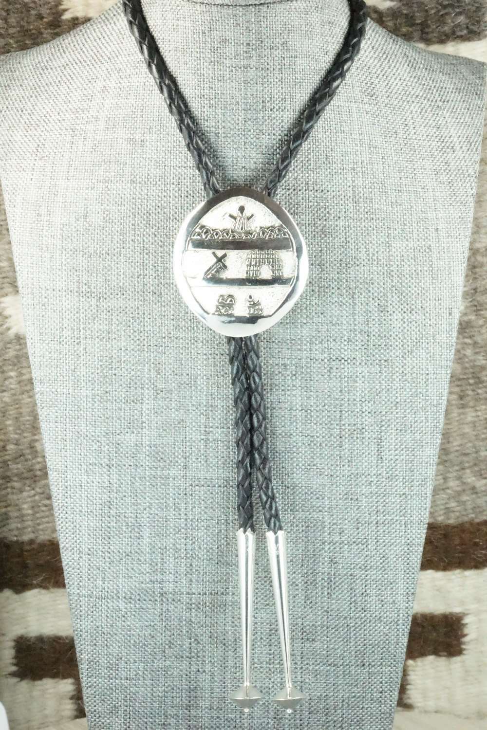 Sterling Silver Bolo Tie - Roger John